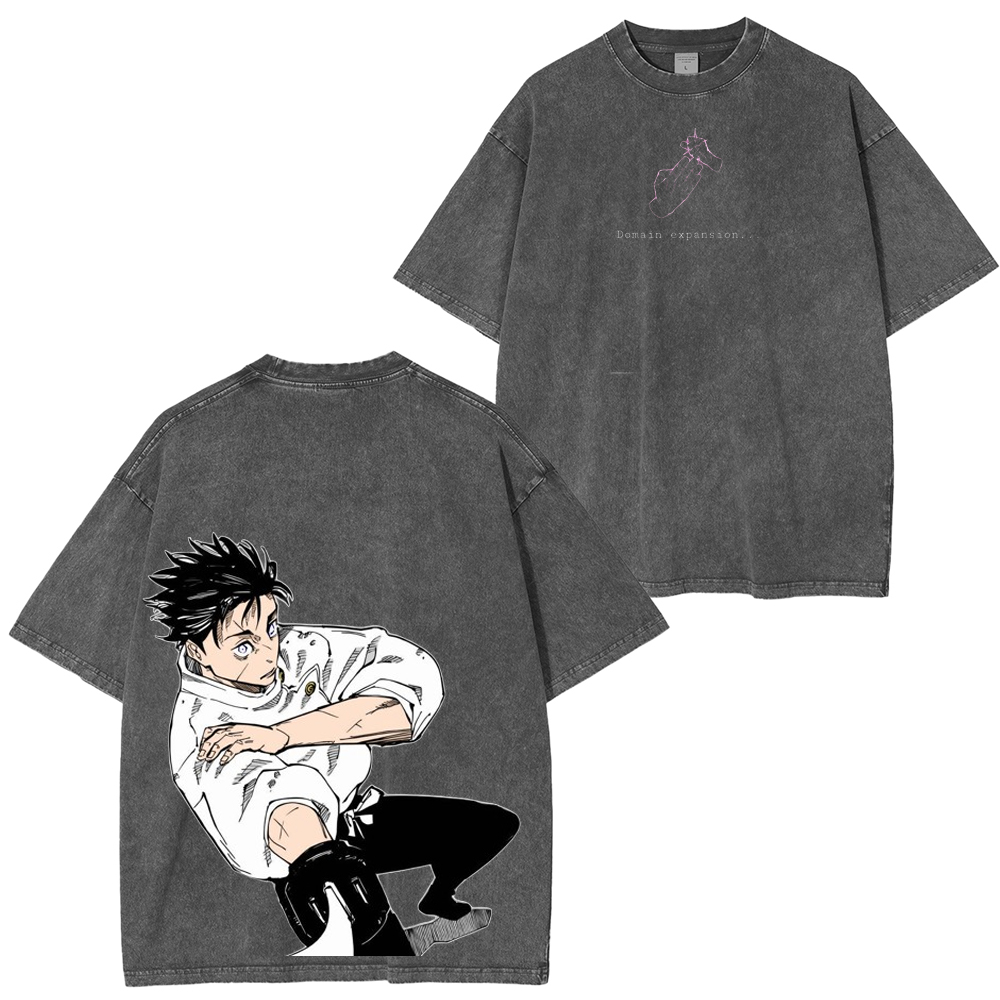 Jujutsu Kaisen Anime Unisex Washed T-Shirt