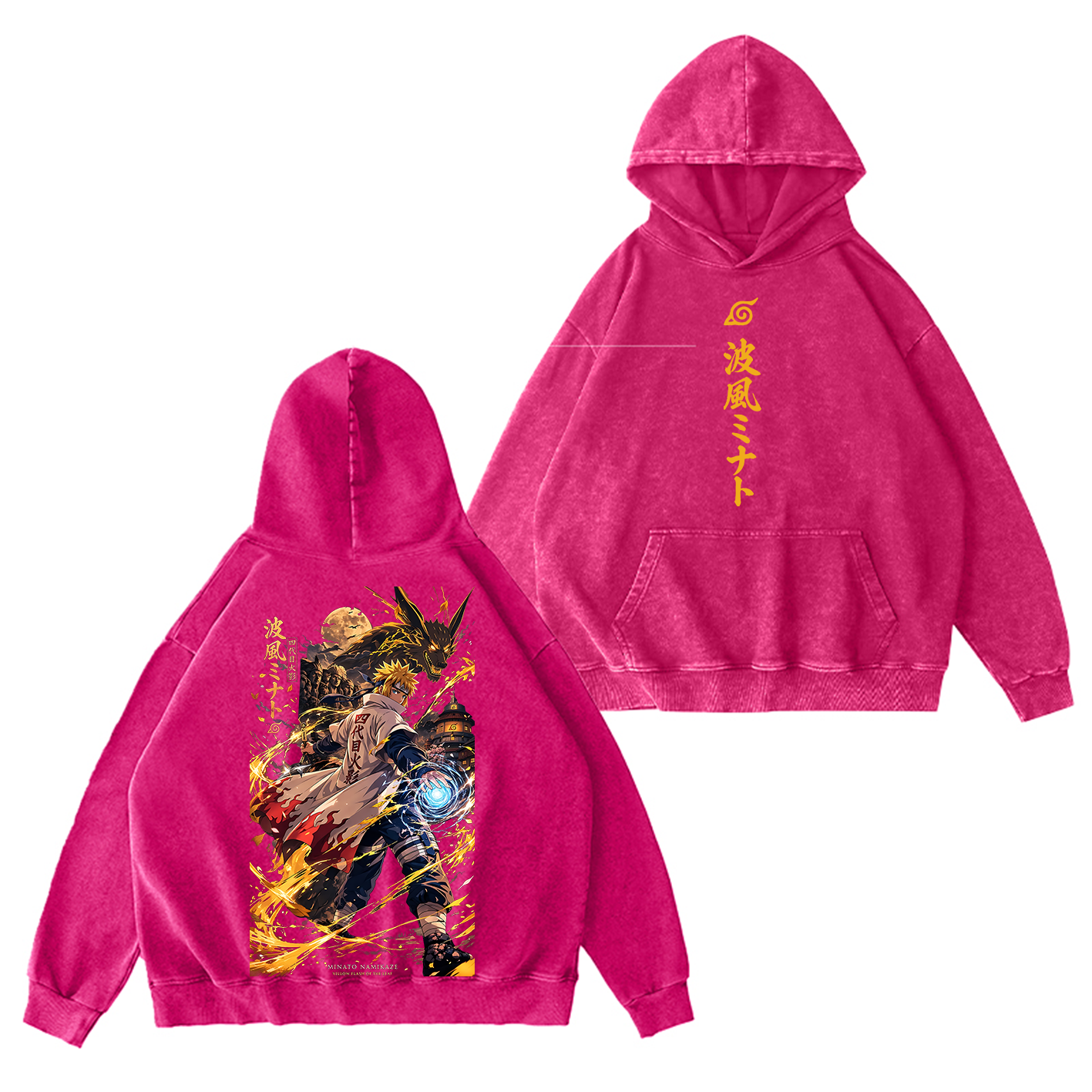 Minato Naruto Unisex  Washed T-Shirt