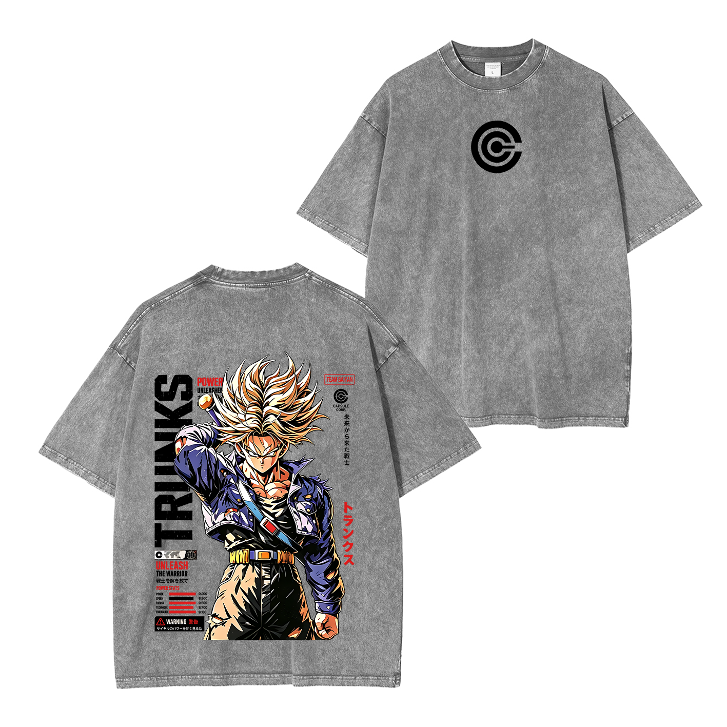 Future Trunks Vintage Unisex  Washed T-Shirt
