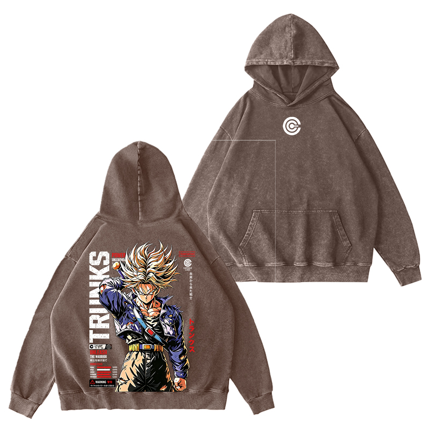 Future Trunks Vintage Unisex  Washed T-Shirt