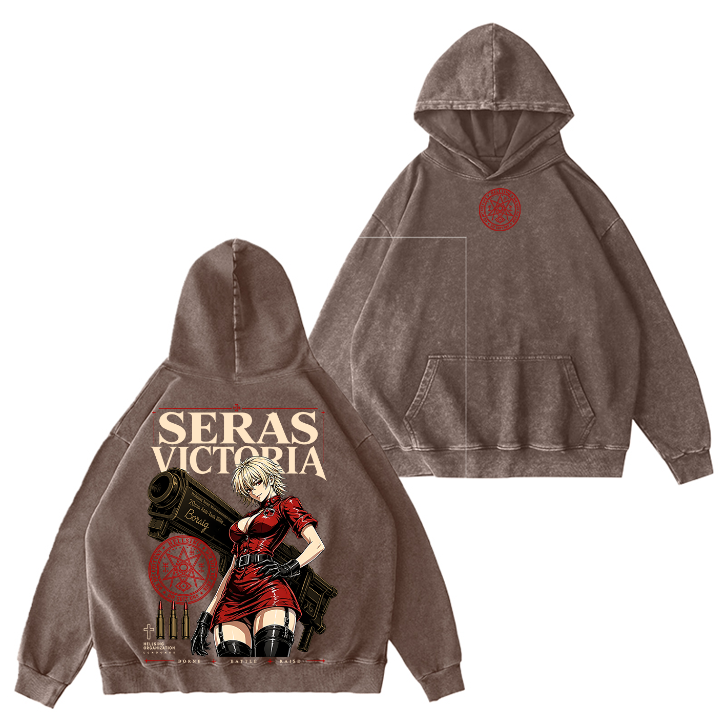 Seras Victoria Hellsing Unisex  Washed T-Shirt