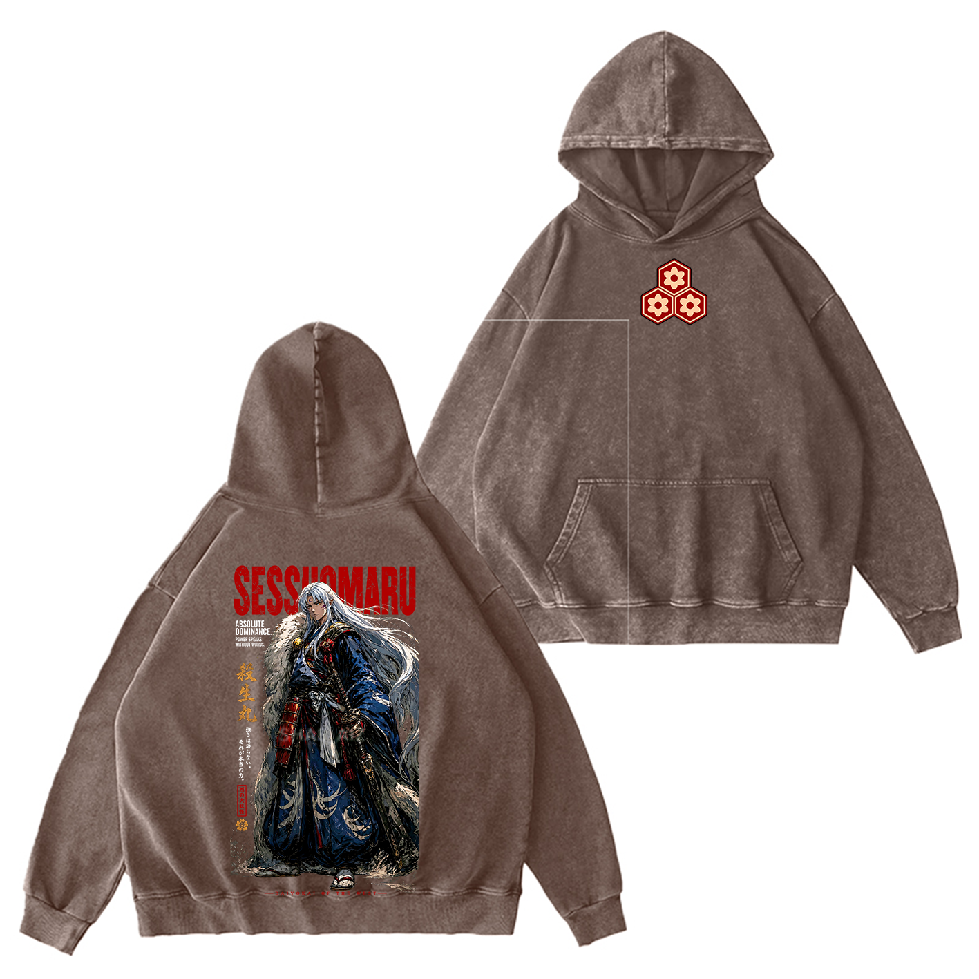 Inuyasha Sesshomaru Unisex Washed T-shirt/Crewneck/Hoodie