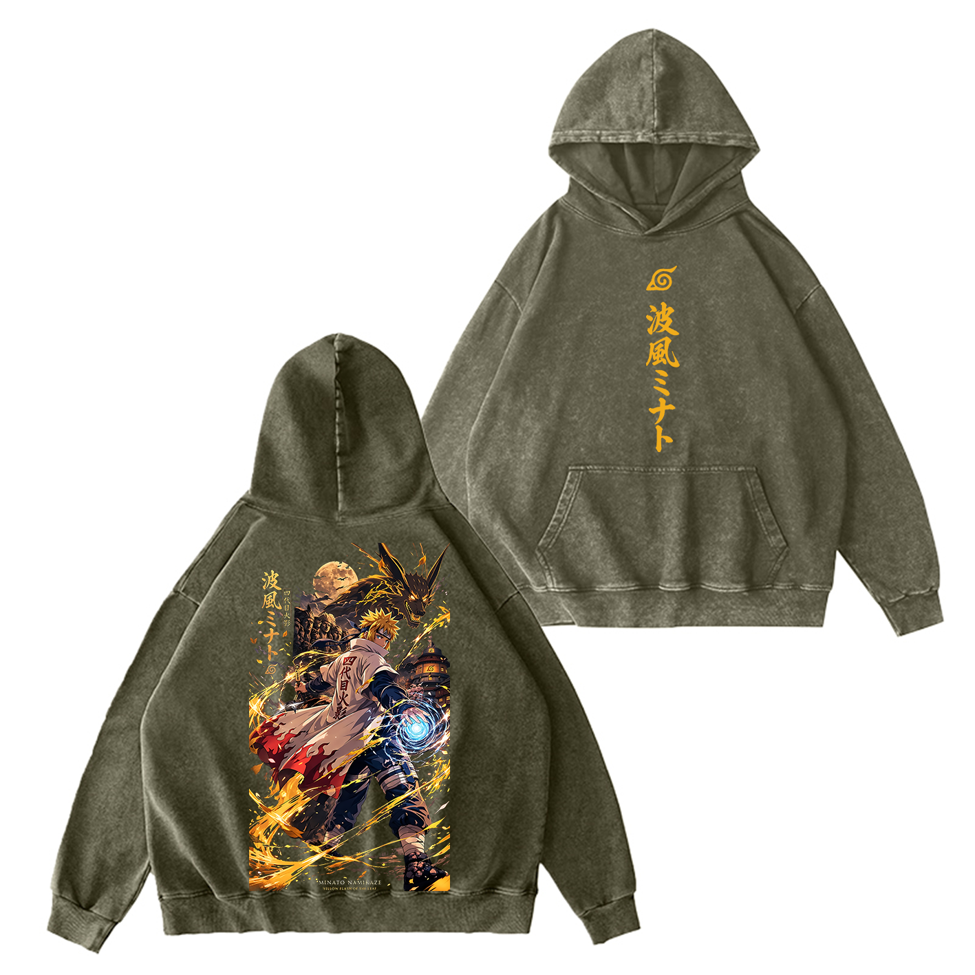 Minato Naruto Unisex  Washed T-Shirt