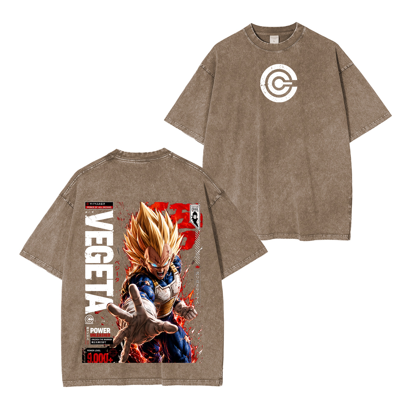 Vegeta Statue Unboxing - Dragon Ball Vintage Unisex  Washed T-Shirt