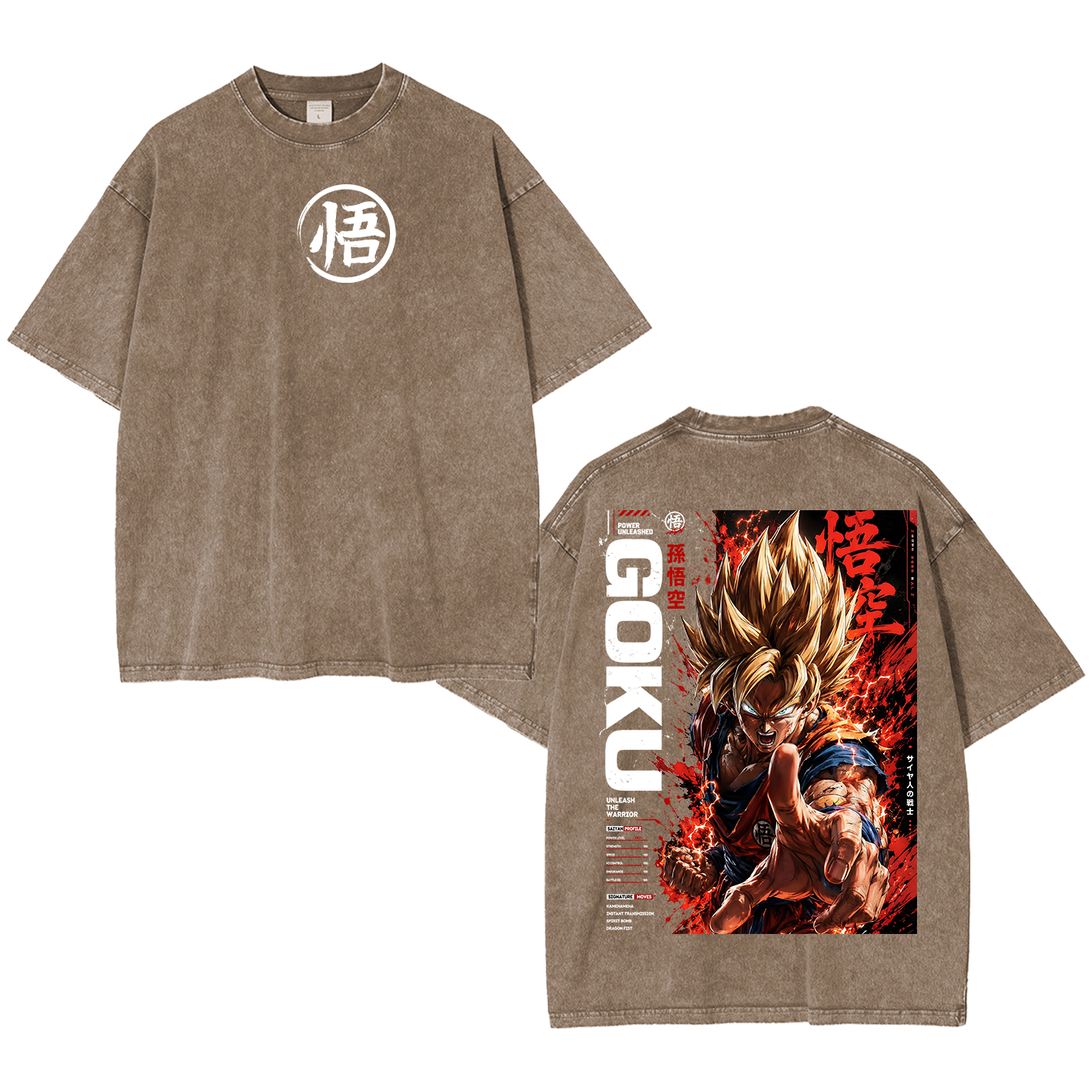 Future Trunks Vintage Unisex  Washed T-Shirt
