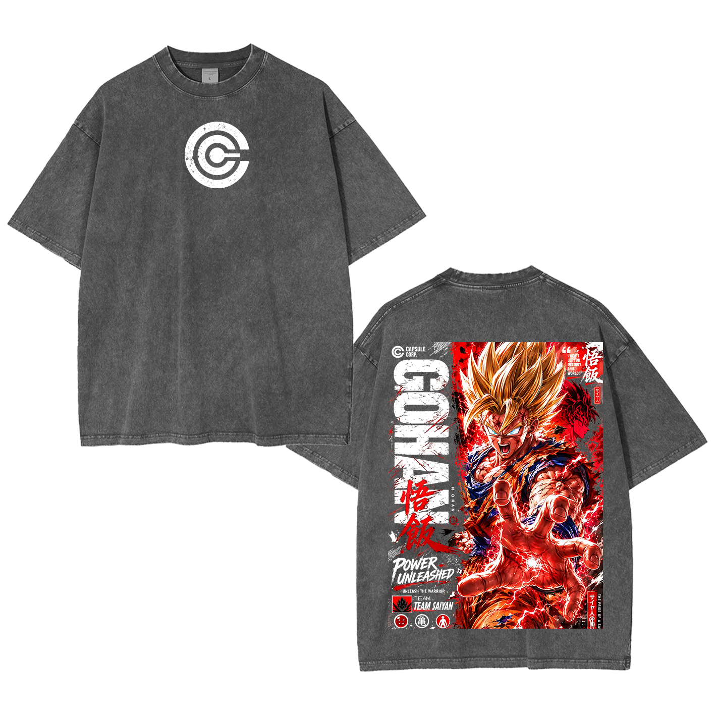 Future Trunks Vintage Unisex  Washed T-Shirt