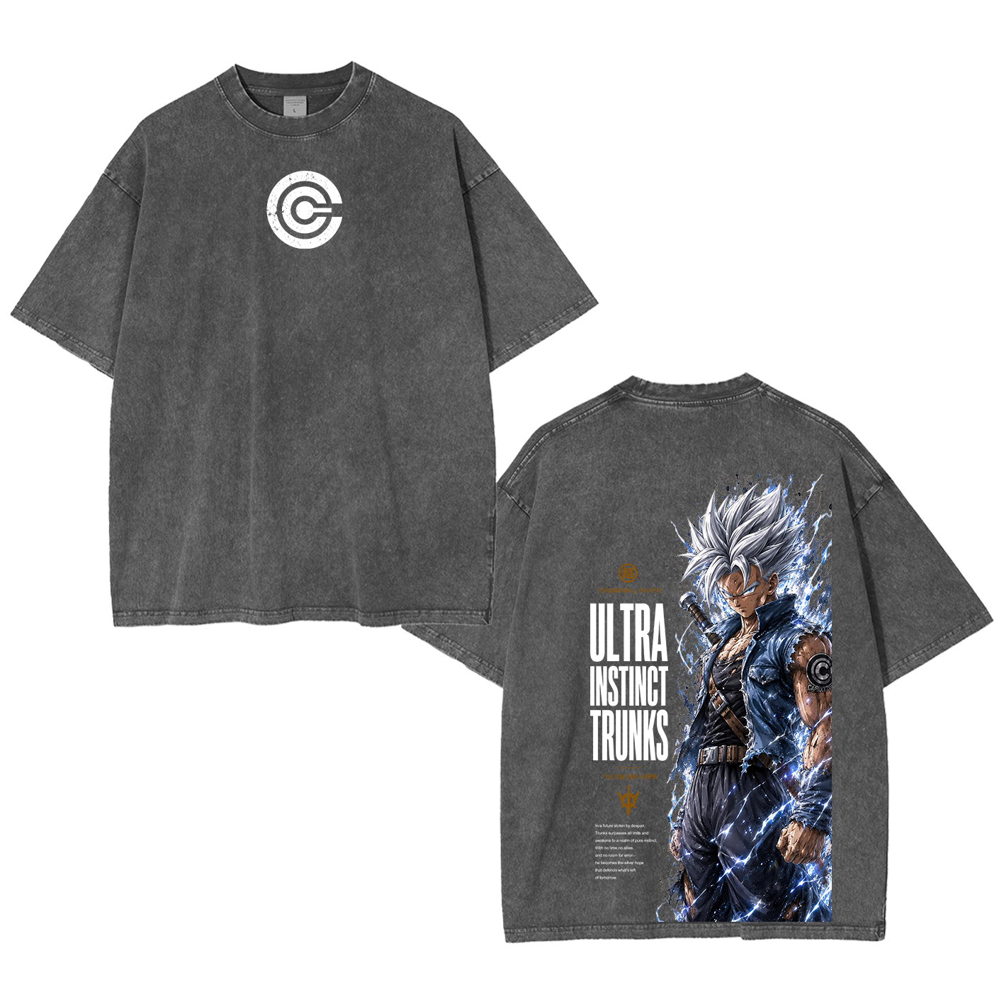 Future Trunks Vintage Unisex Washed T-Shirt