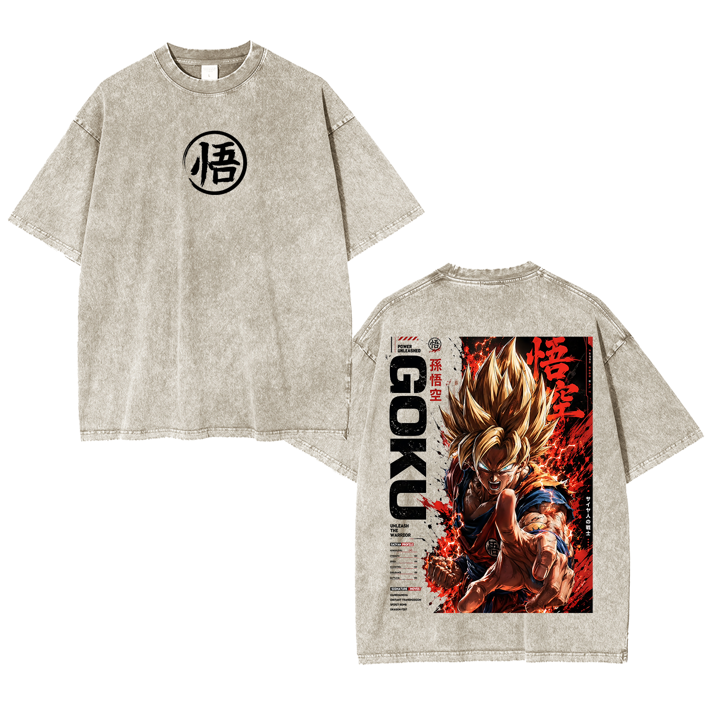 Future Trunks Vintage Unisex  Washed T-Shirt