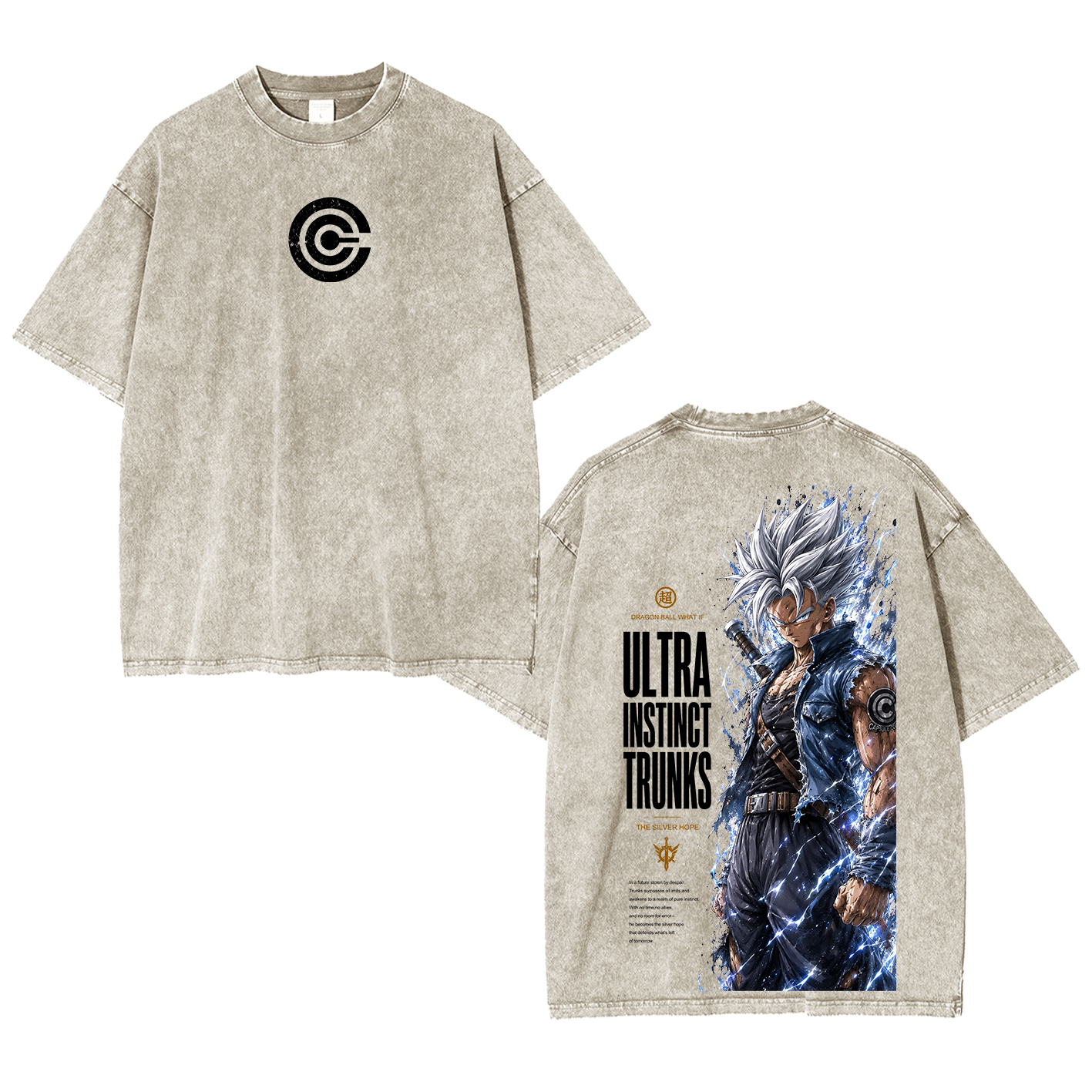 Future Trunks Vintage Unisex Washed T-Shirt