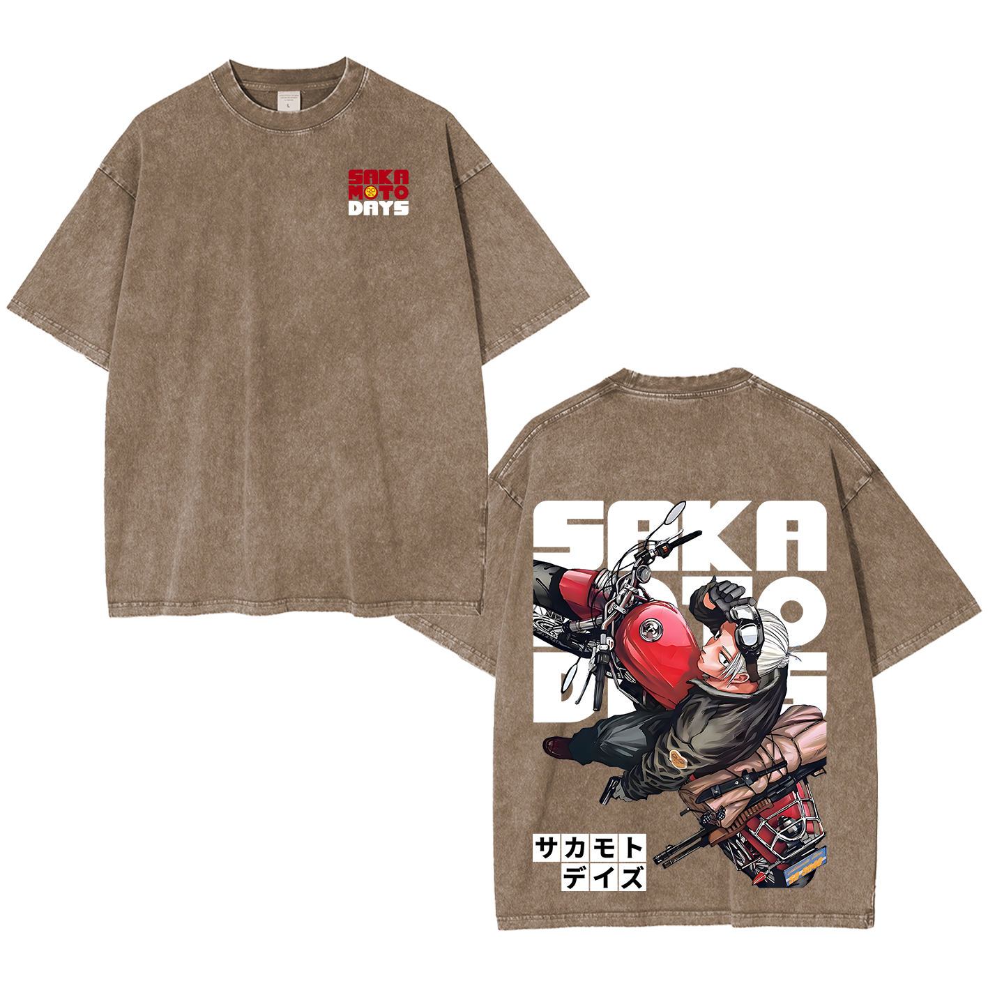 Sakamoto days anime Vintage Unisex  Washed T-Shirt
