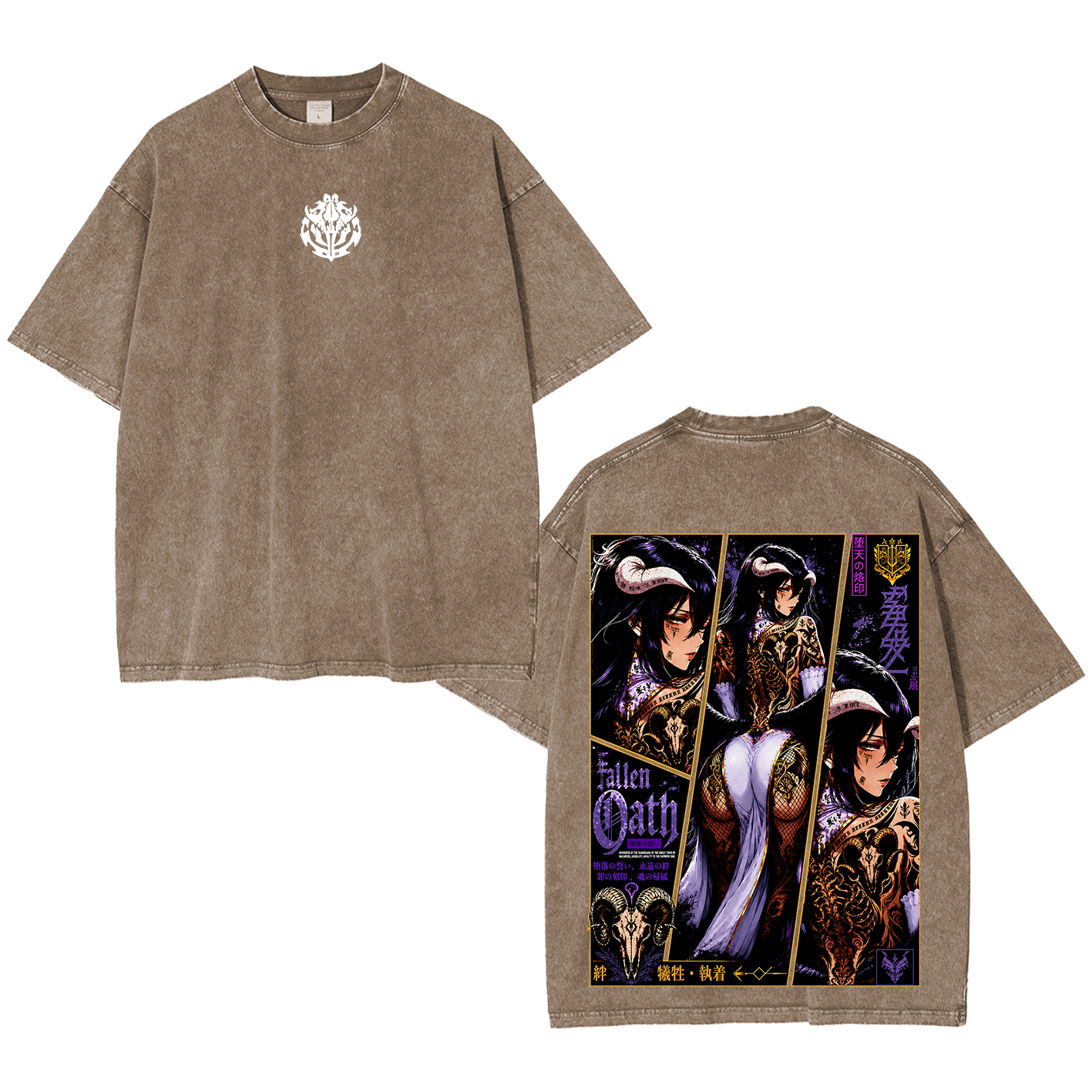 Overlord Albedo Unisex Washed T-shirt/Crewneck/Hoodie