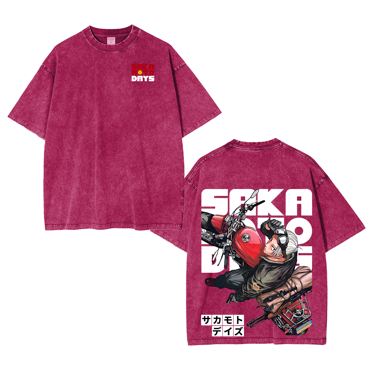 Sakamoto days anime Vintage Unisex  Washed T-Shirt
