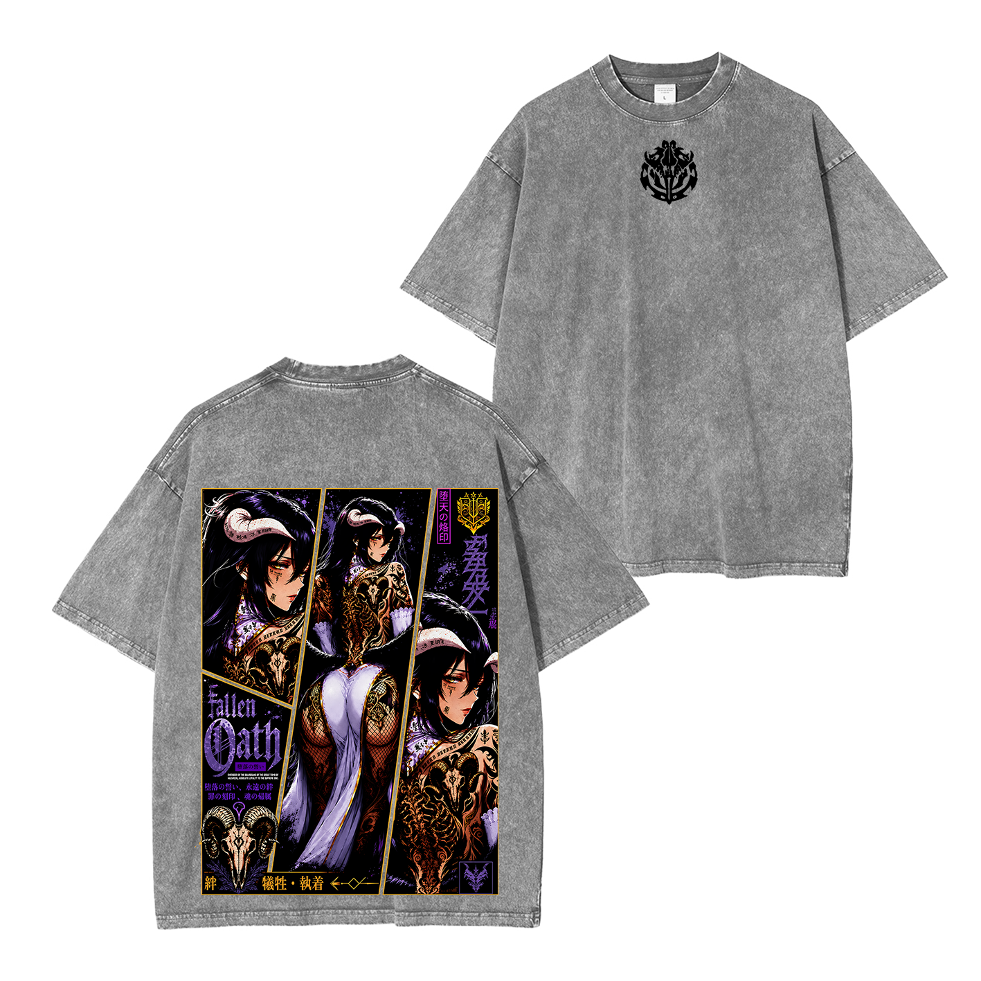 Overlord Albedo Unisex Washed T-shirt/Crewneck/Hoodie