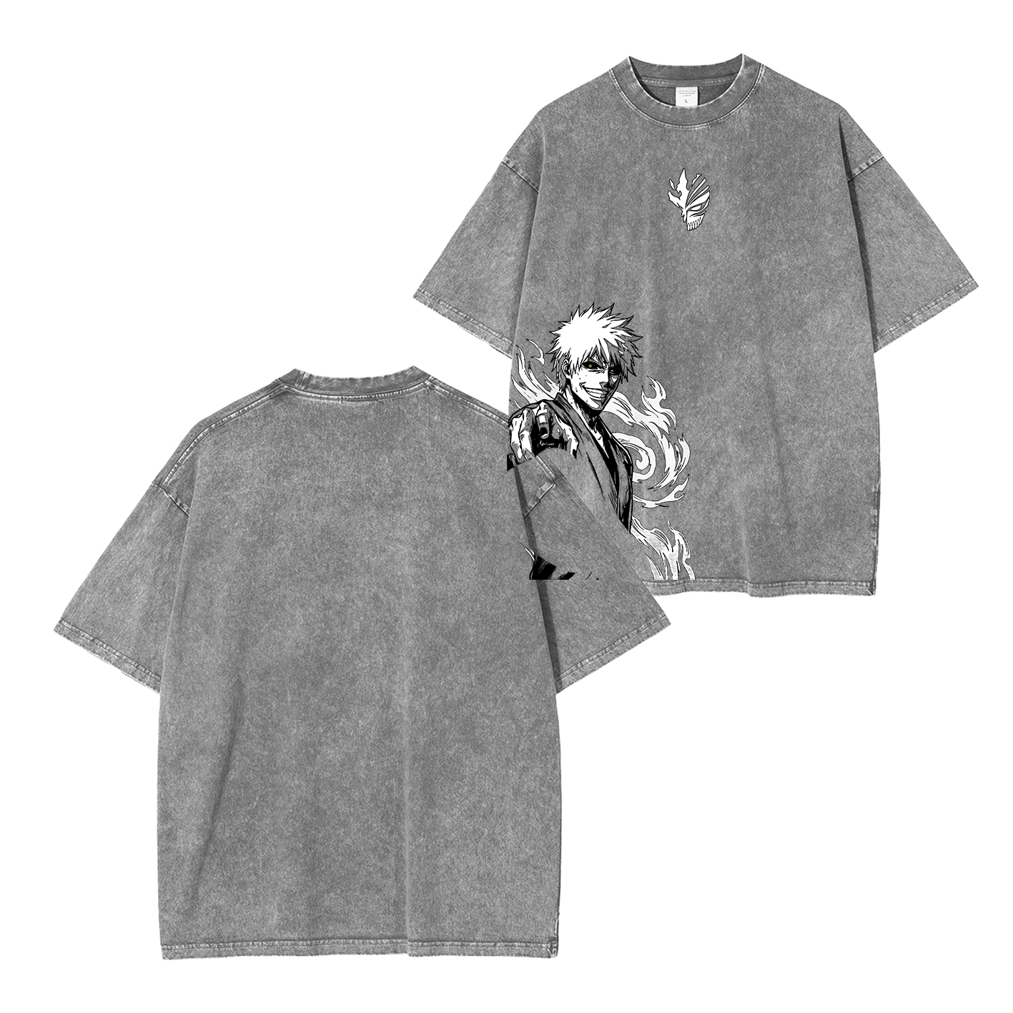 Bleach Ichigo Zangetsu Unisex  Washed T-Shirt