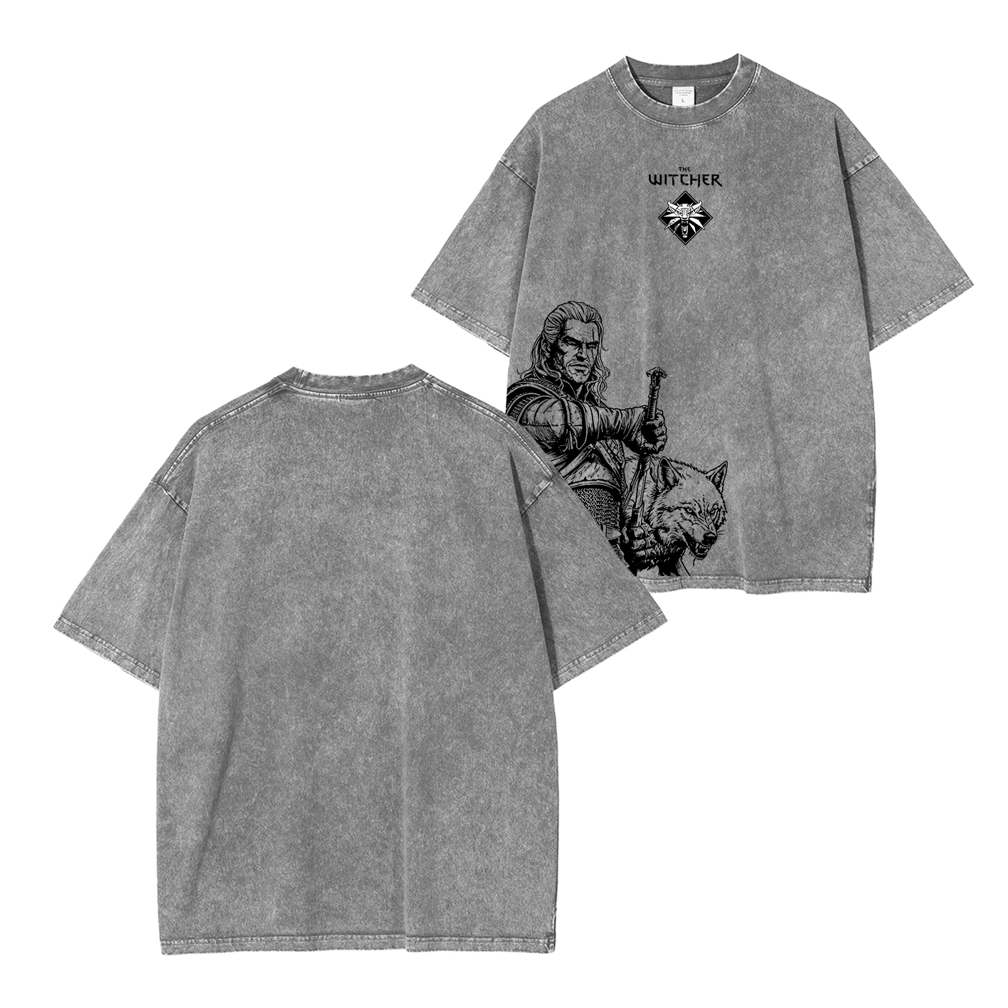 Bleach Ichigo Zangetsu Unisex  Washed T-Shirt