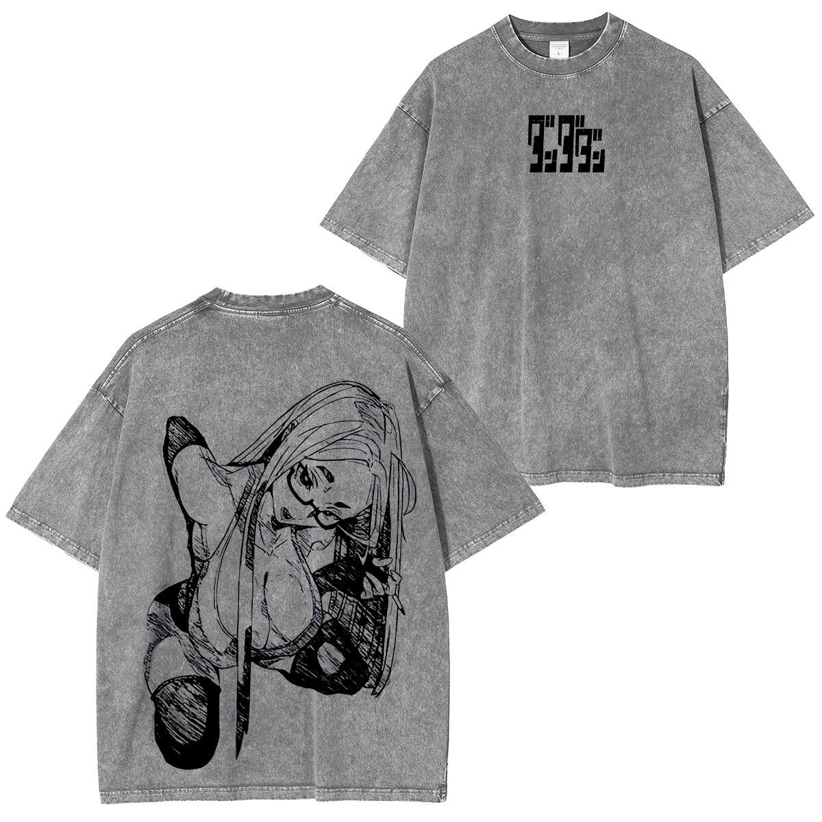 Seiko Ayase,Dandadan Anime Unisex Washed T-Shirt