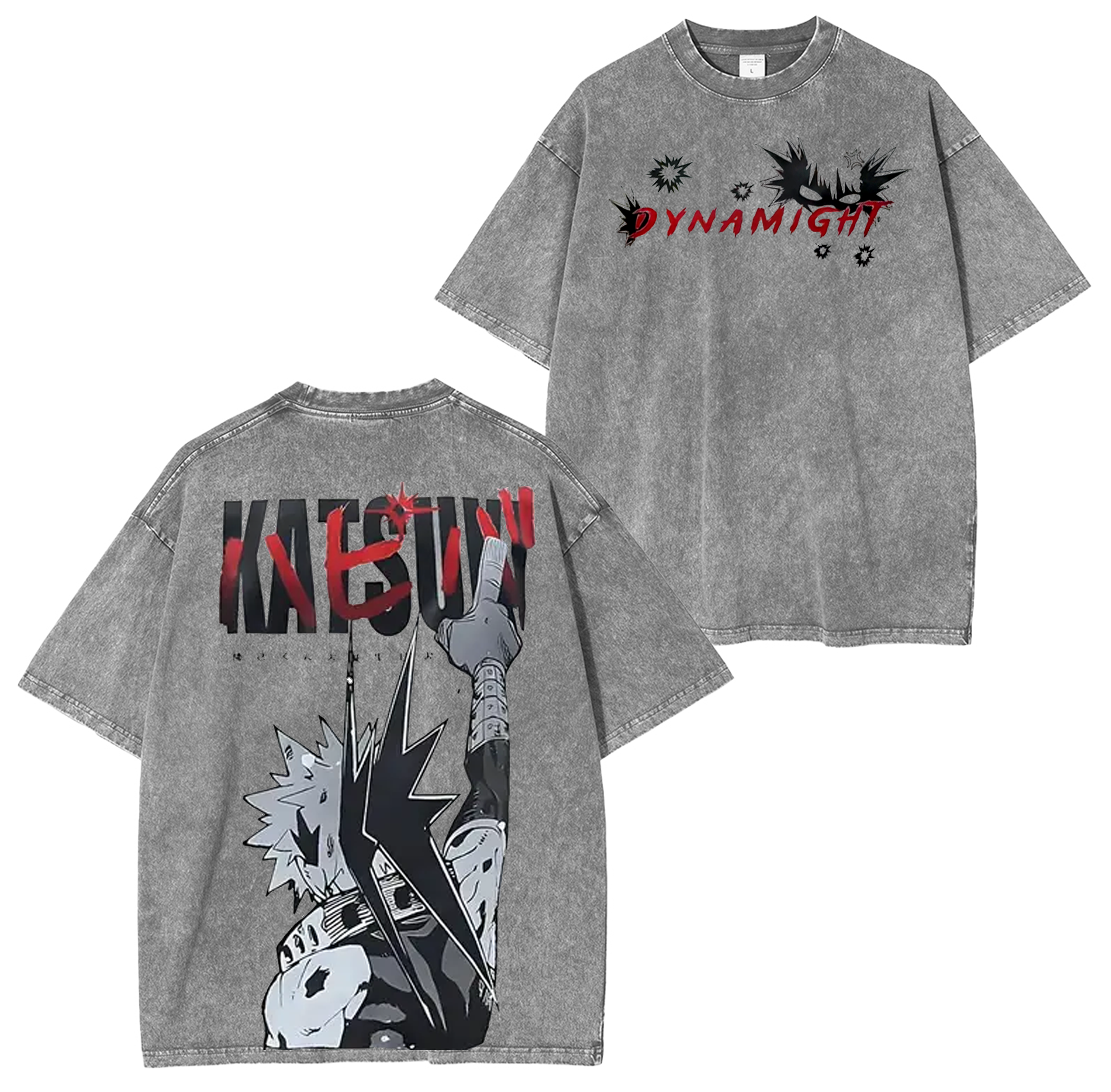 Bakugou ,My Hero Academia Anime Washed T-shirt/Crewneck/Hoodie