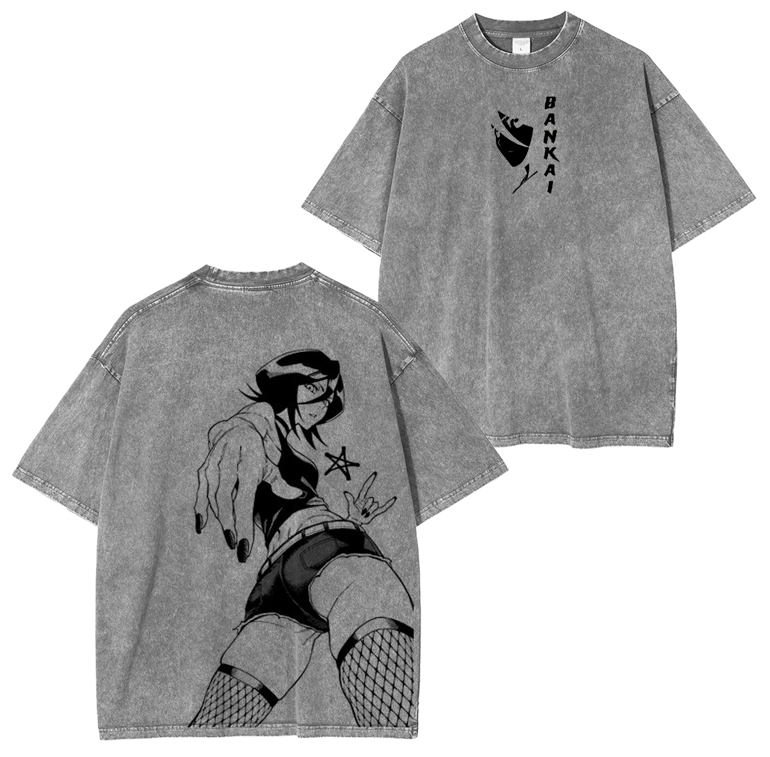 Rukia,Bleach Anime Washed T-shirt/Crewneck/Hoodie