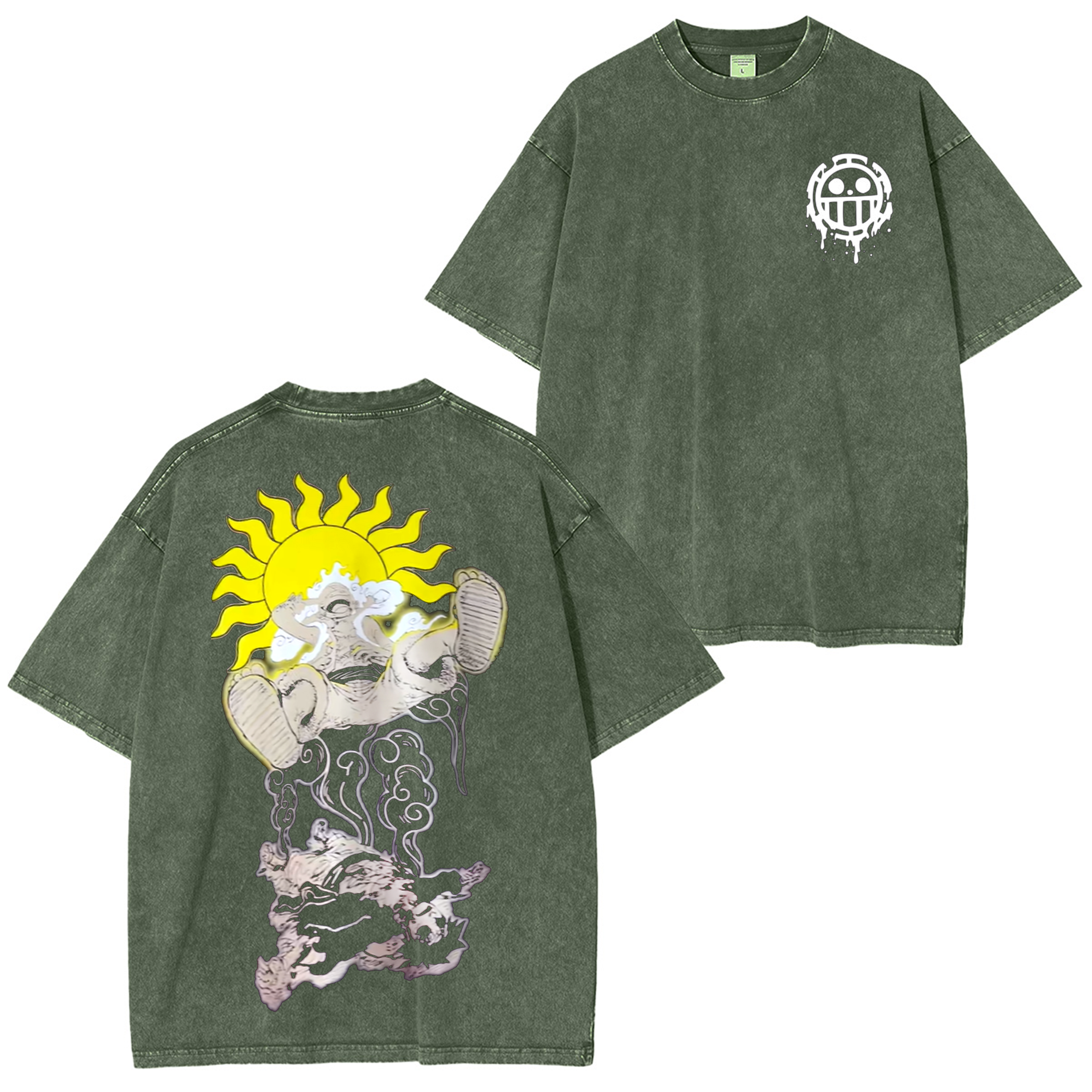 Luffy One Piece Washed T-shirt/Crewneck/Hoodie