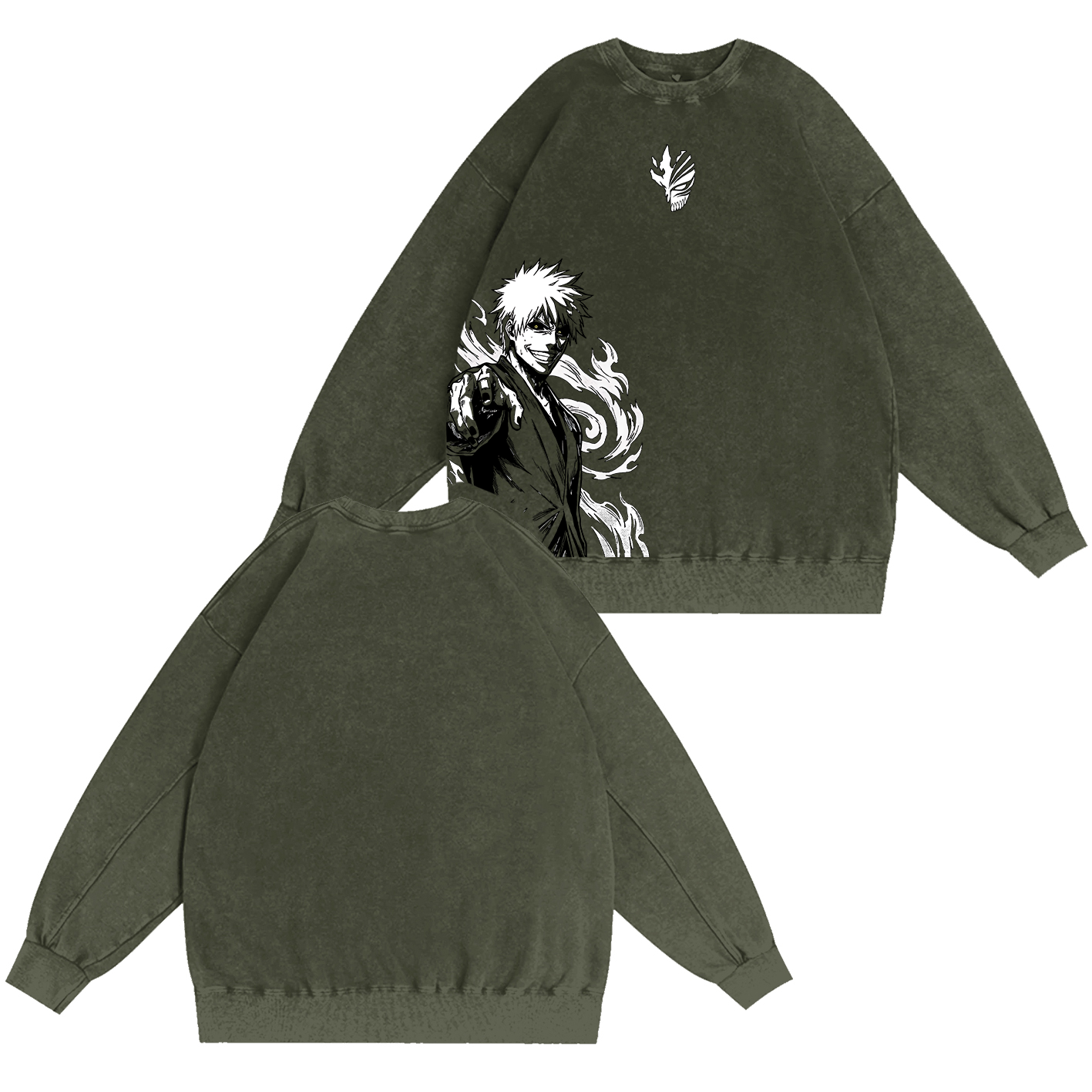 Bleach Ichigo Zangetsu Unisex  Washed T-Shirt