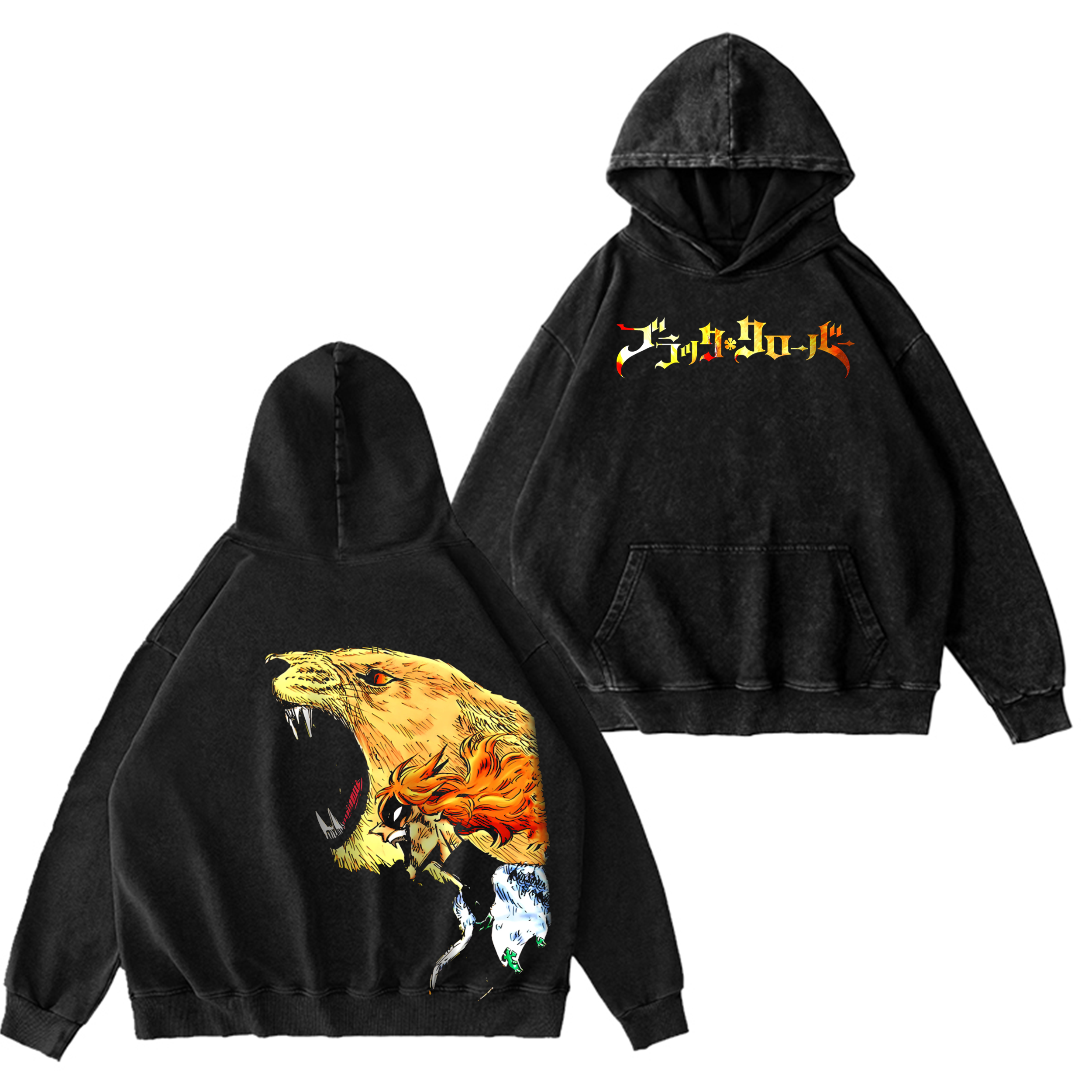 Black Clover Washed T-shirt/Crewneck/Hoodie