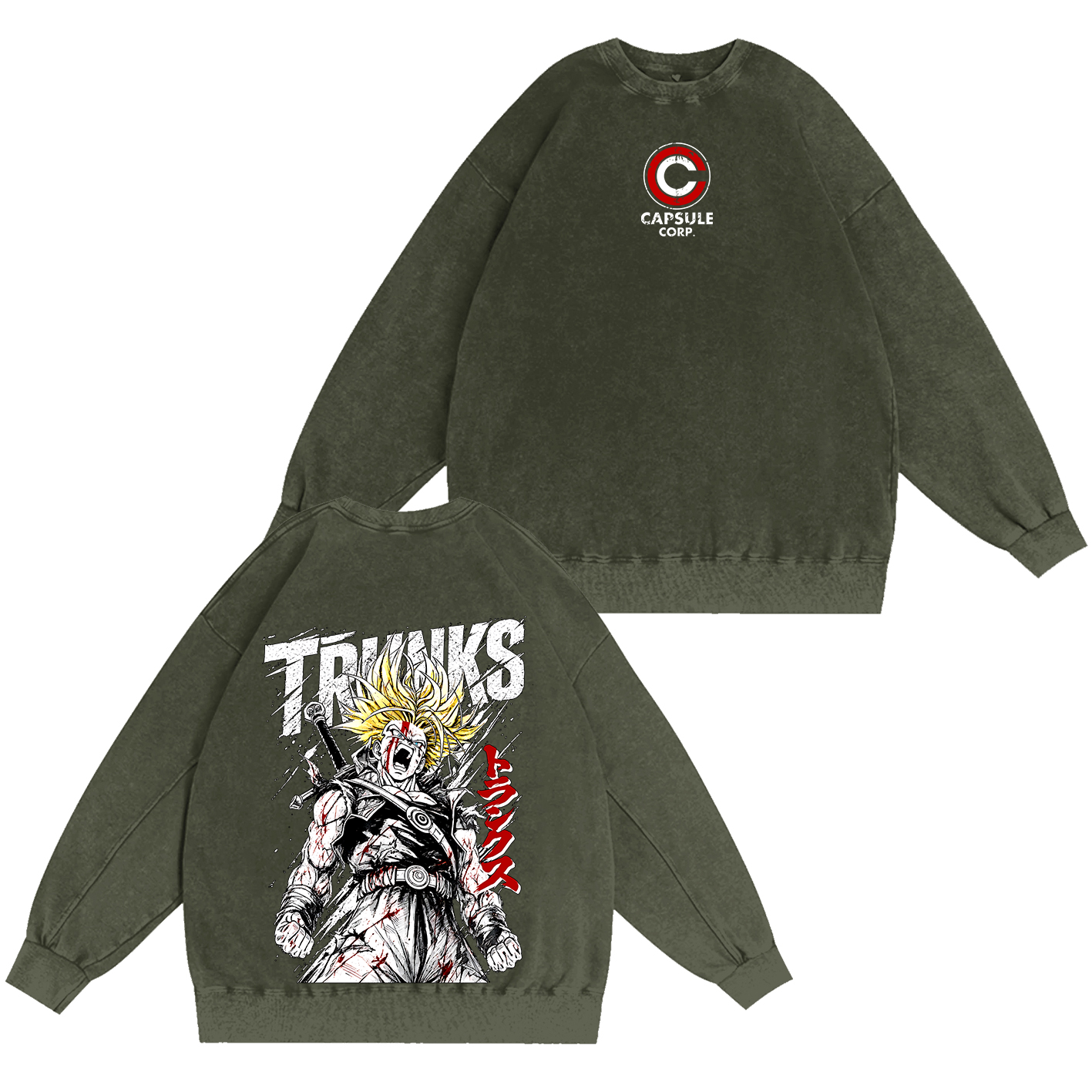Future Trunks Dragon Ball Oversized T-shirt/Crewneck/Hoodie