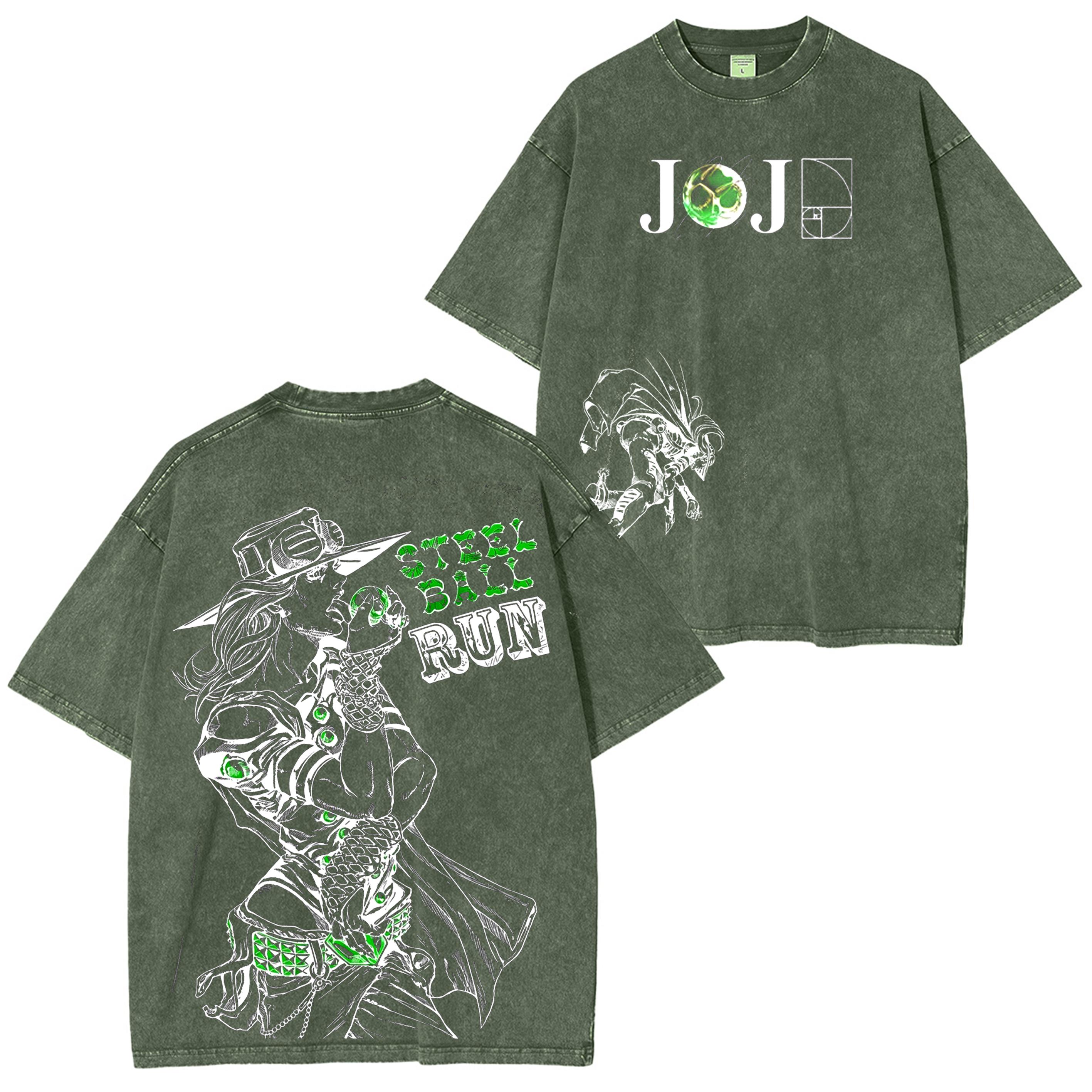 JoJo Gyro Zeppeli Washed T-shirt/Crewneck/Hoodie