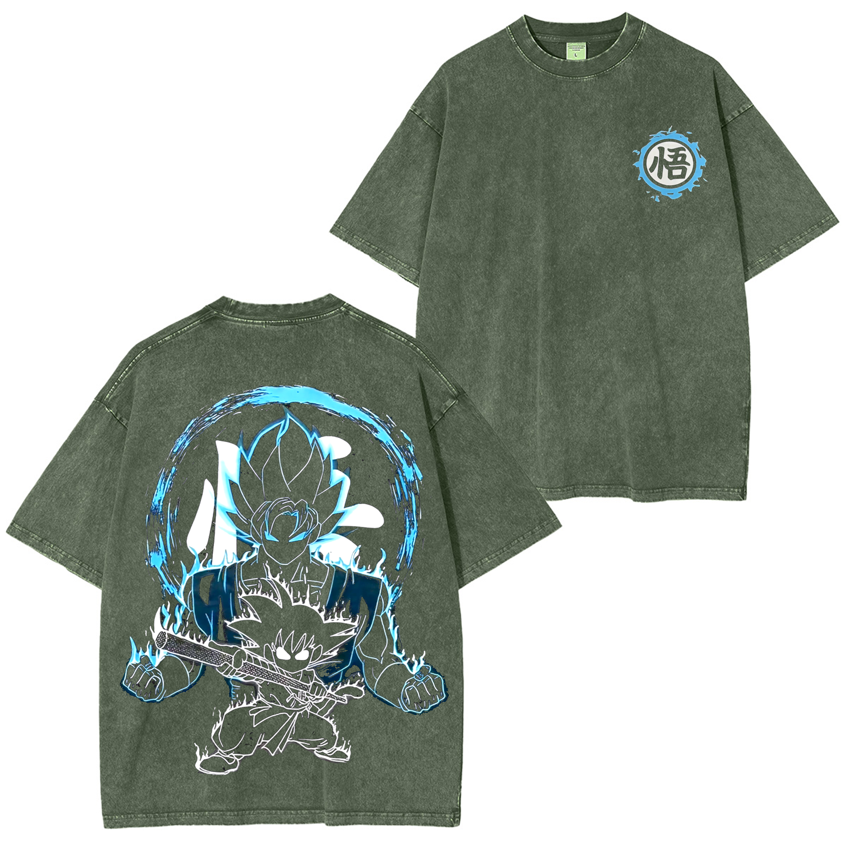 Retro Dragon Ball Z Anime Washed T-shirt/Crewneck/Hoodie