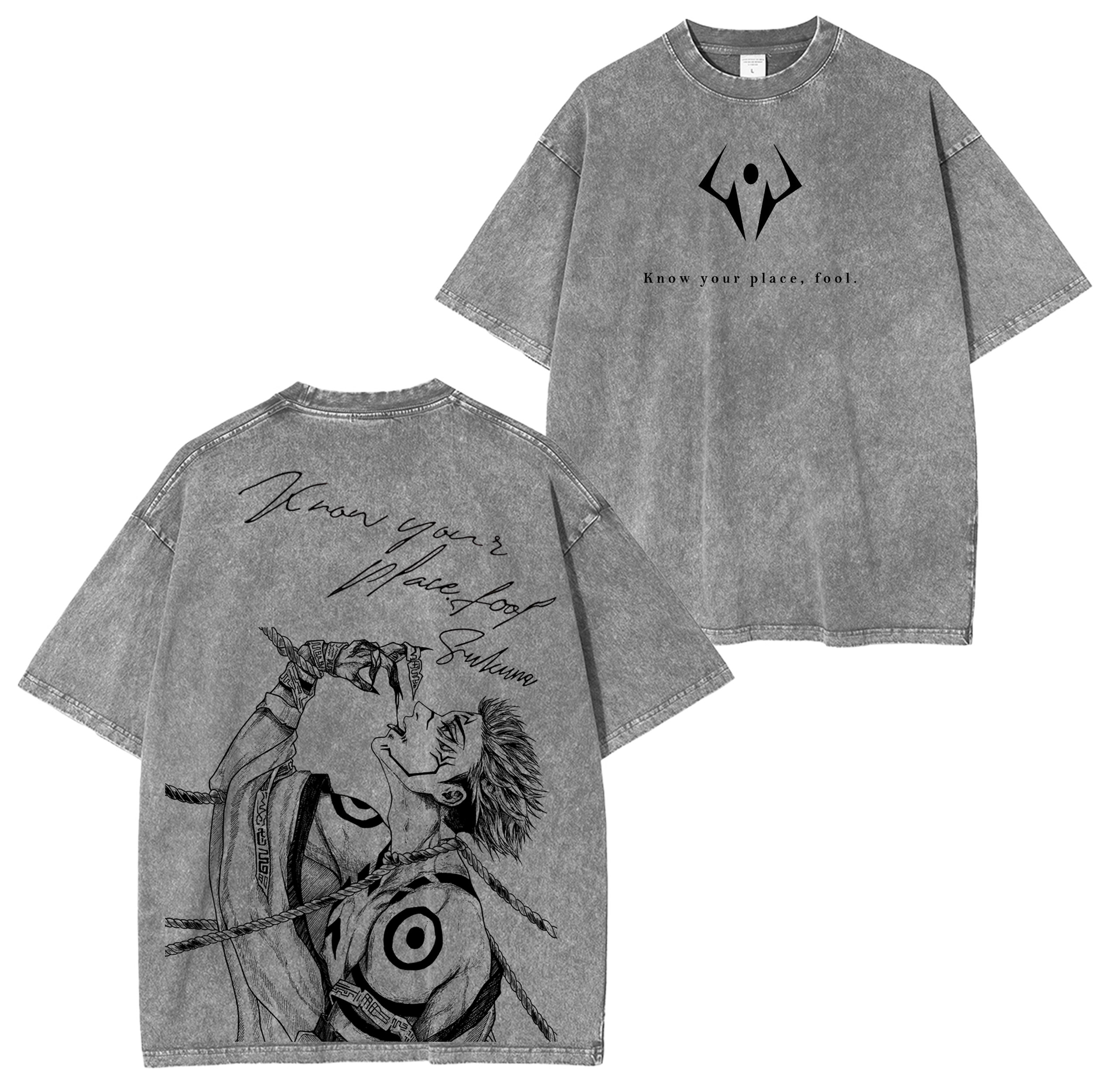 Jujutsu Kaisen Anime Unisex Washed T-Shirt/HOODIE