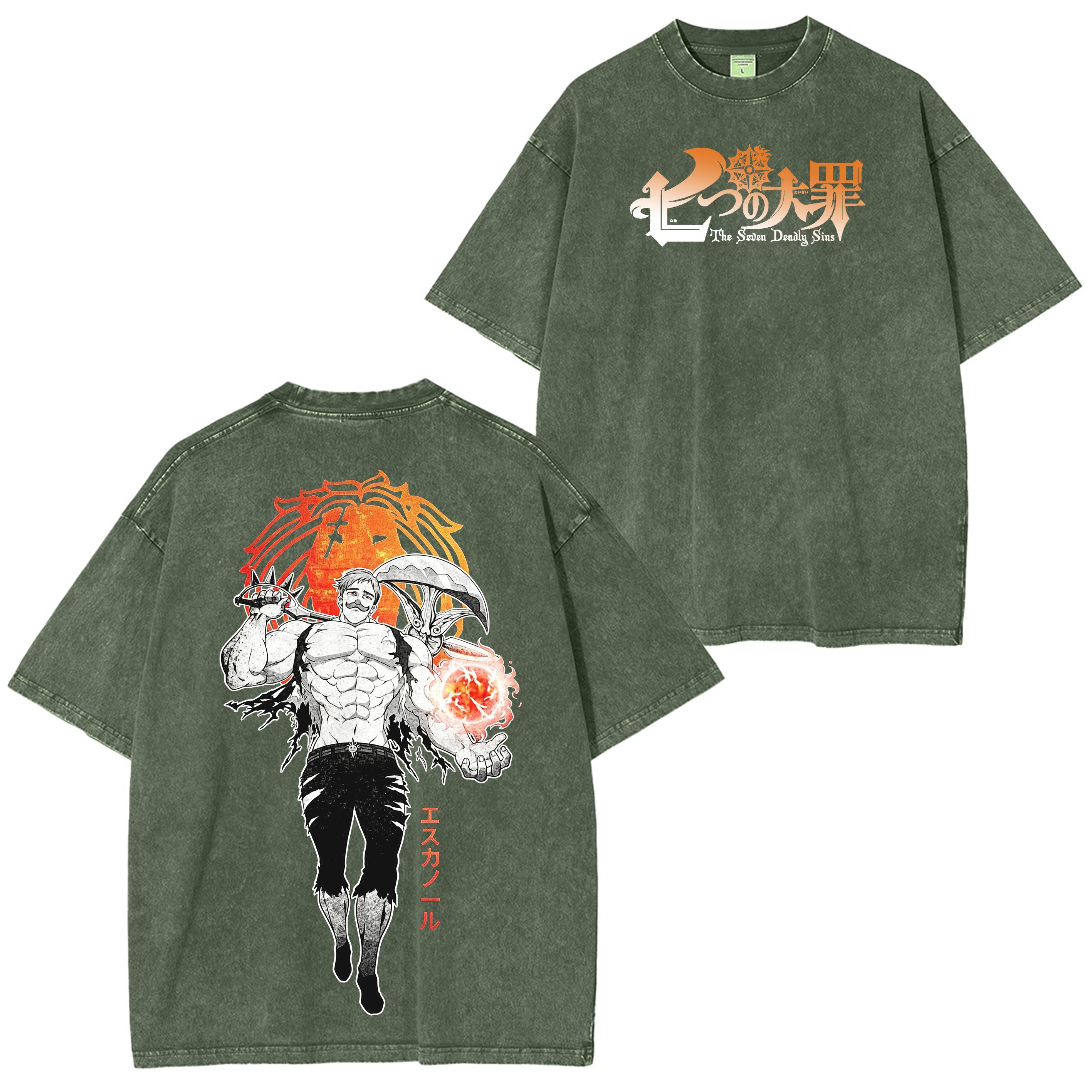 Escanor,Seven deadly sins Anime Oversized T-shirt/Crewneck/Hoodie