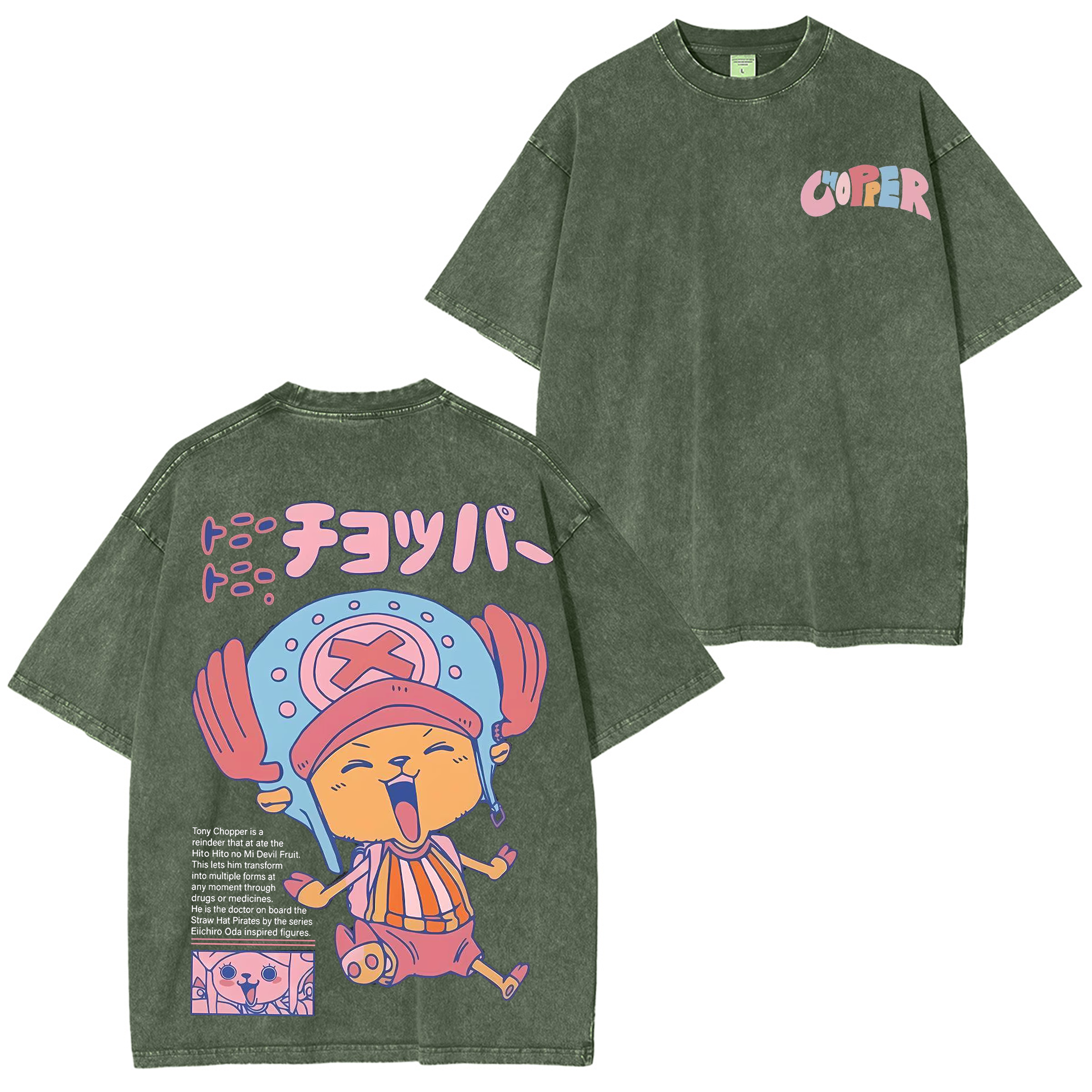 One Piece Washed T-shirt/Crewneck/Hoodie