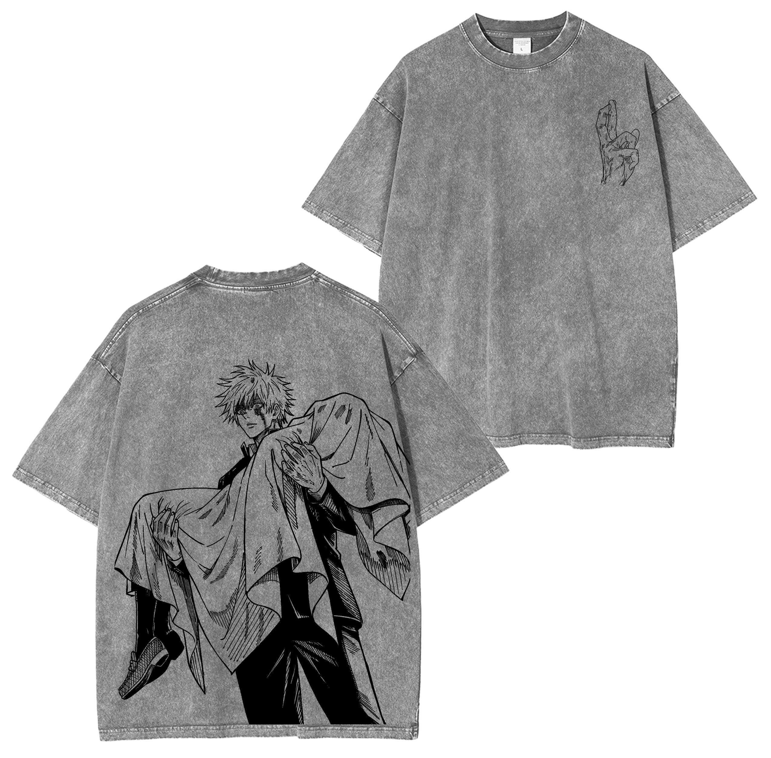 Gojo Satoru,Jujutsu Kaisen Anime Washed T-shirt/Crewneck/Hoodie