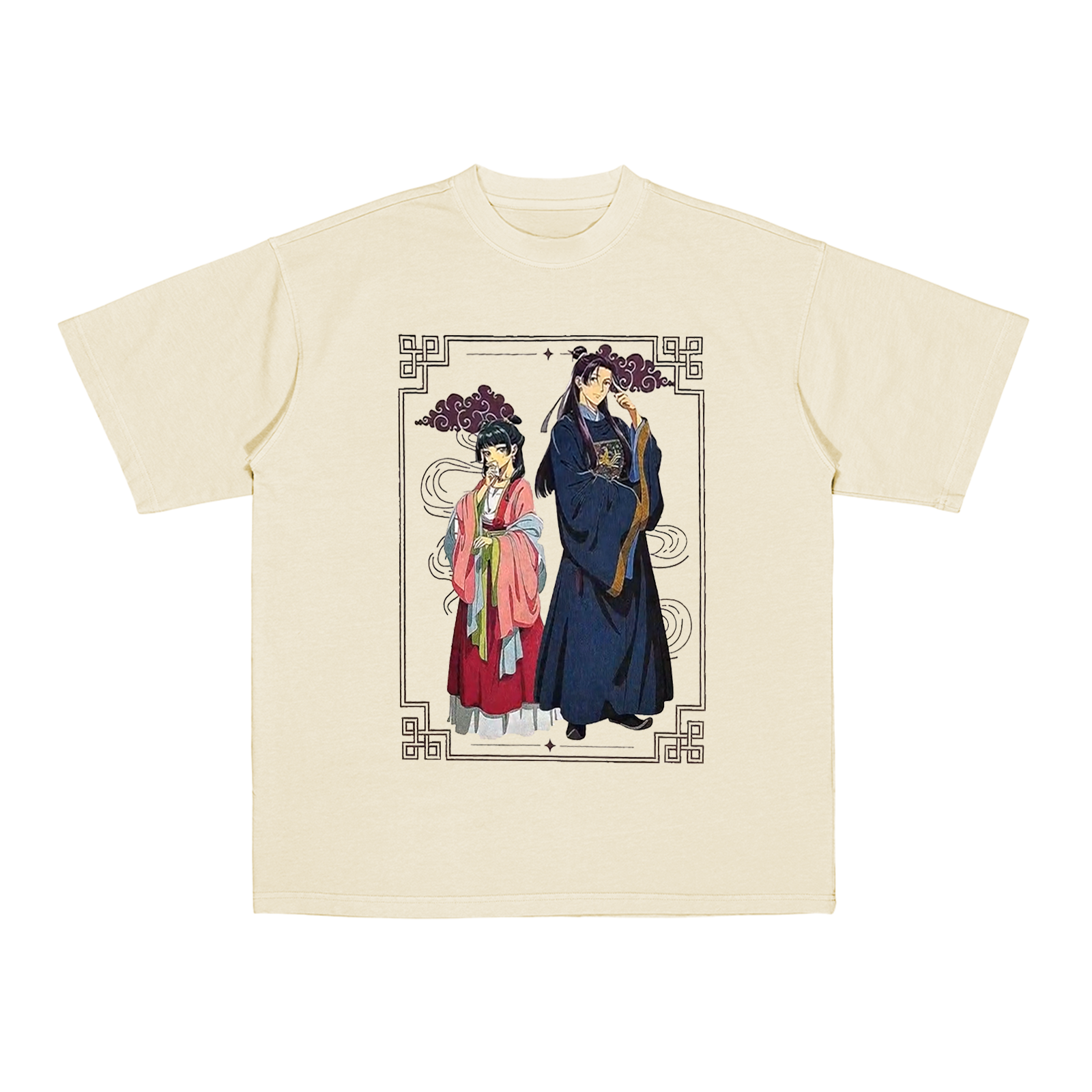 Maomao X Jinshi,The Apothecary Diaries Anime Oversize Unisex Shirts/Crewneck/Hoodie