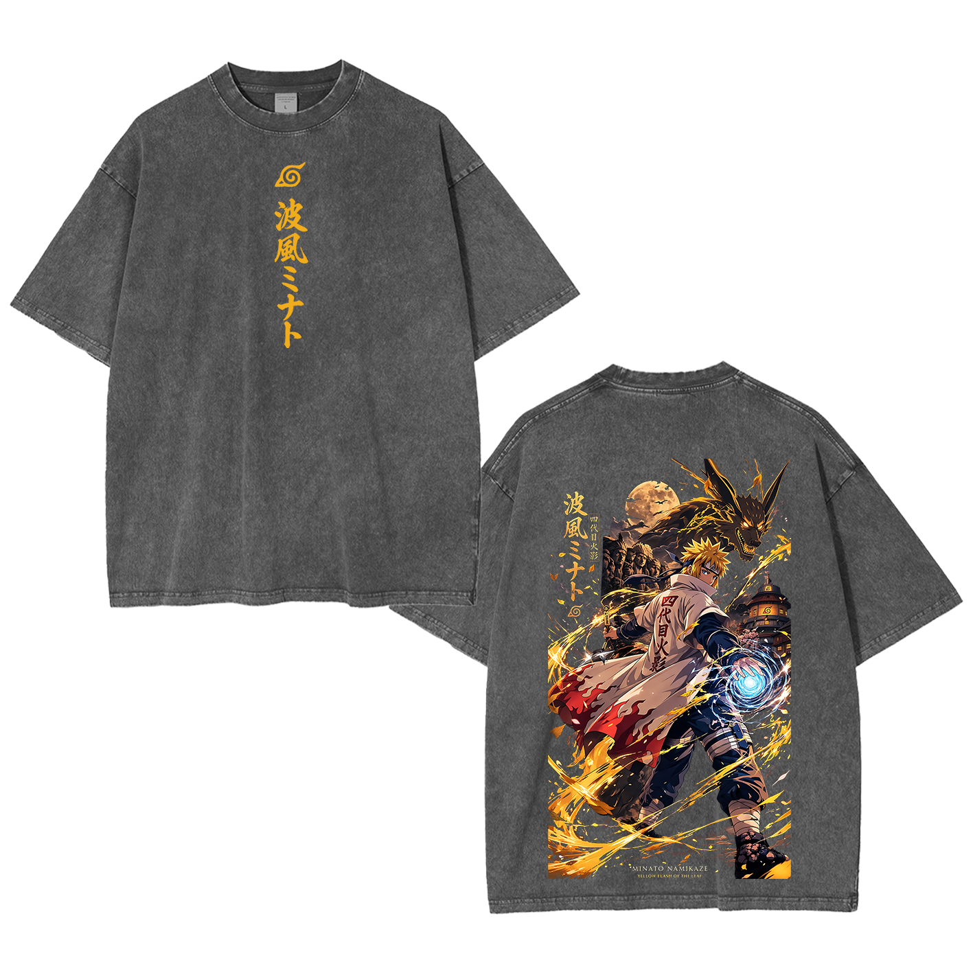 Minato Naruto Unisex  Washed T-Shirt