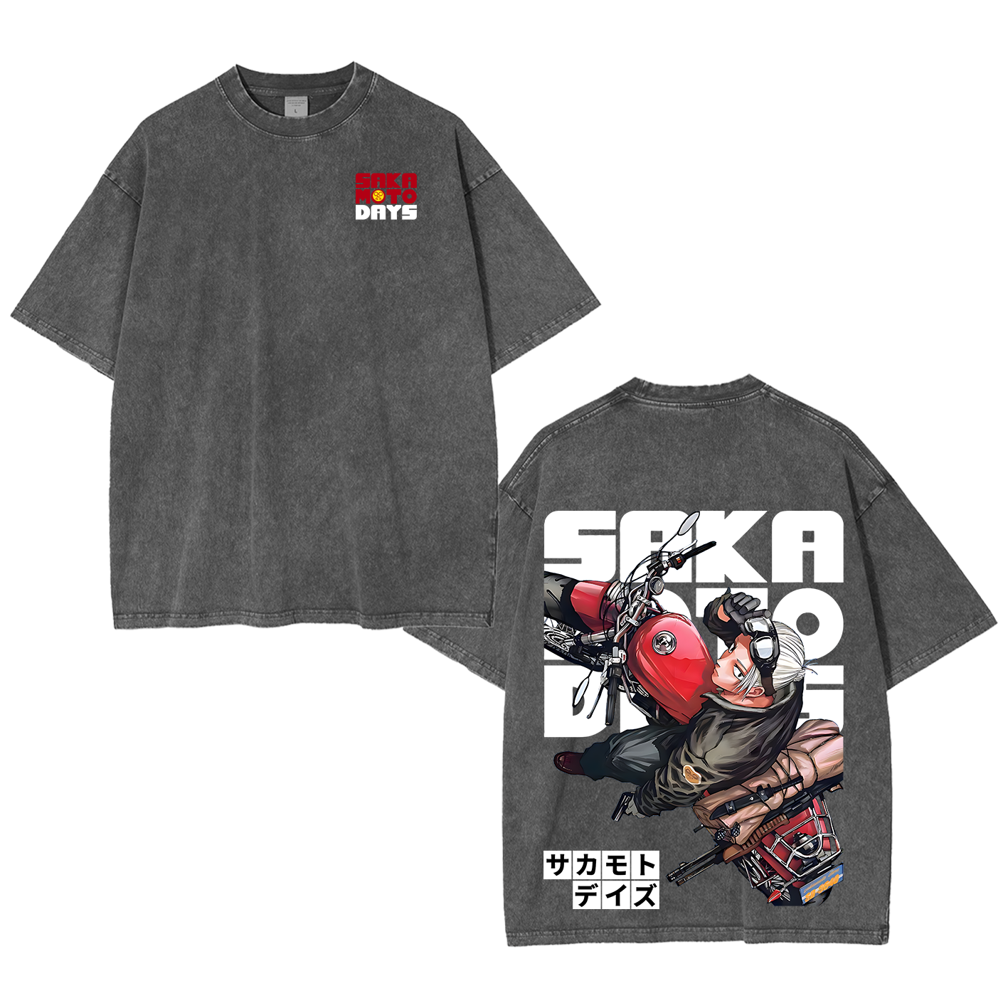 Sakamoto days anime Vintage Unisex  Washed T-Shirt