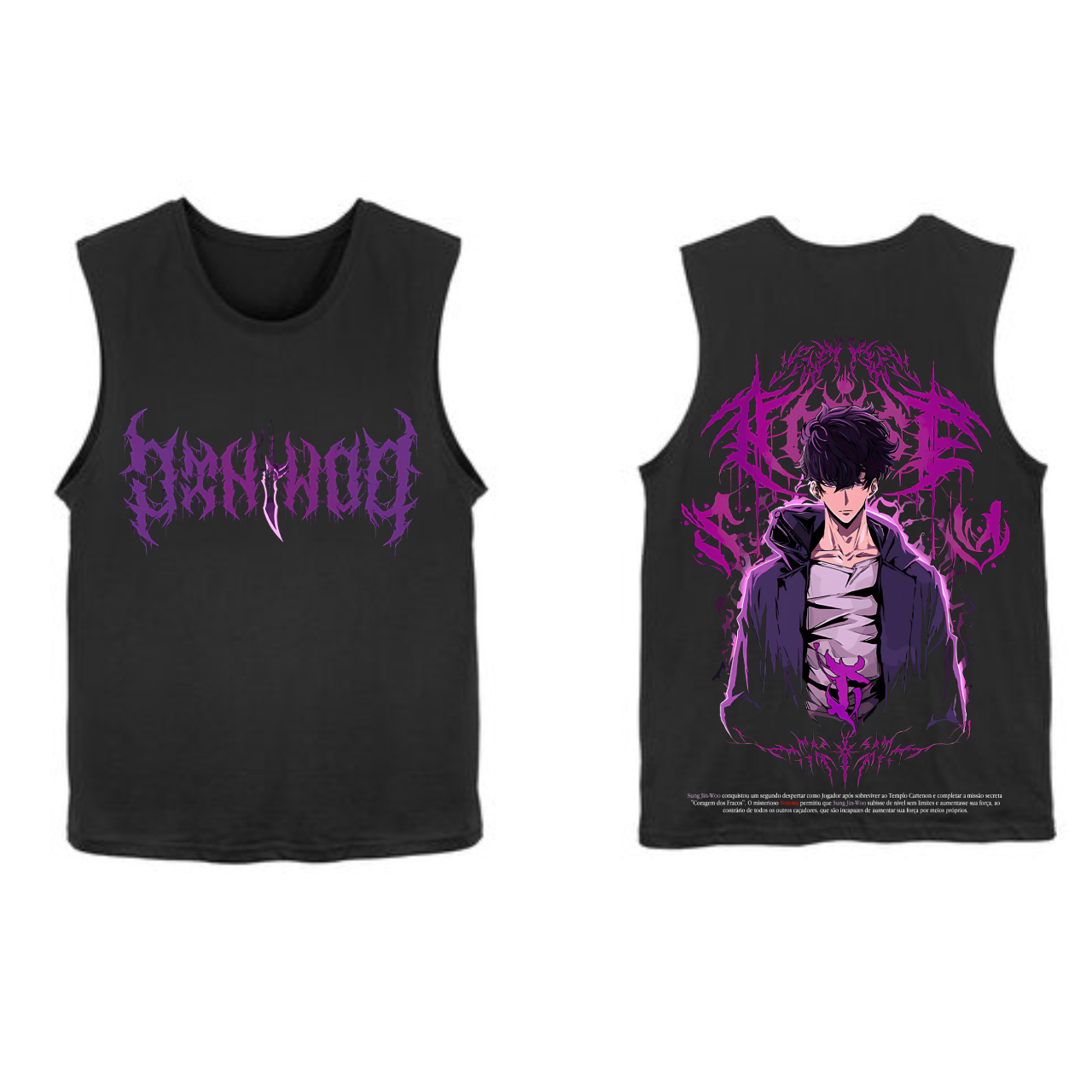 Solo Leveling Anime Double Printed Tank Top-Limited Edition