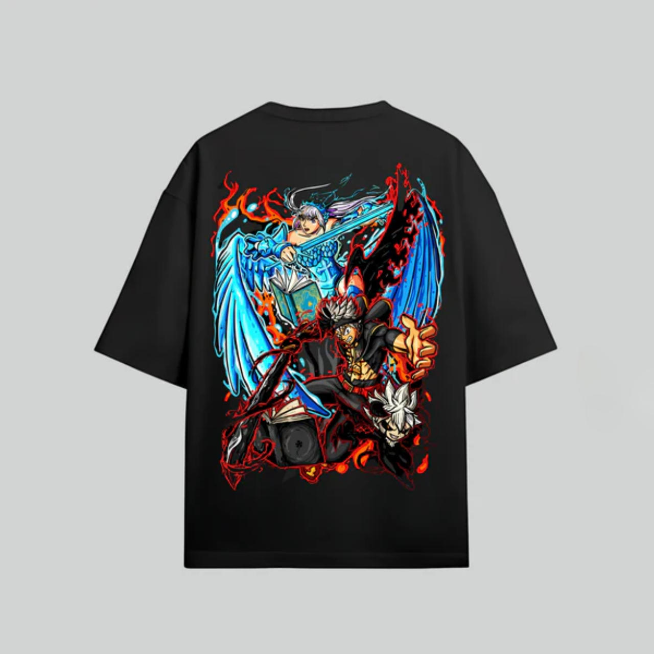Noelle & Asta / Black clover/ Unisex Oversize T-Shirt