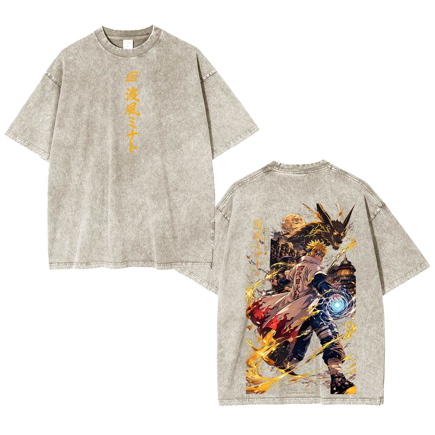 Minato Naruto Unisex  Washed T-Shirt