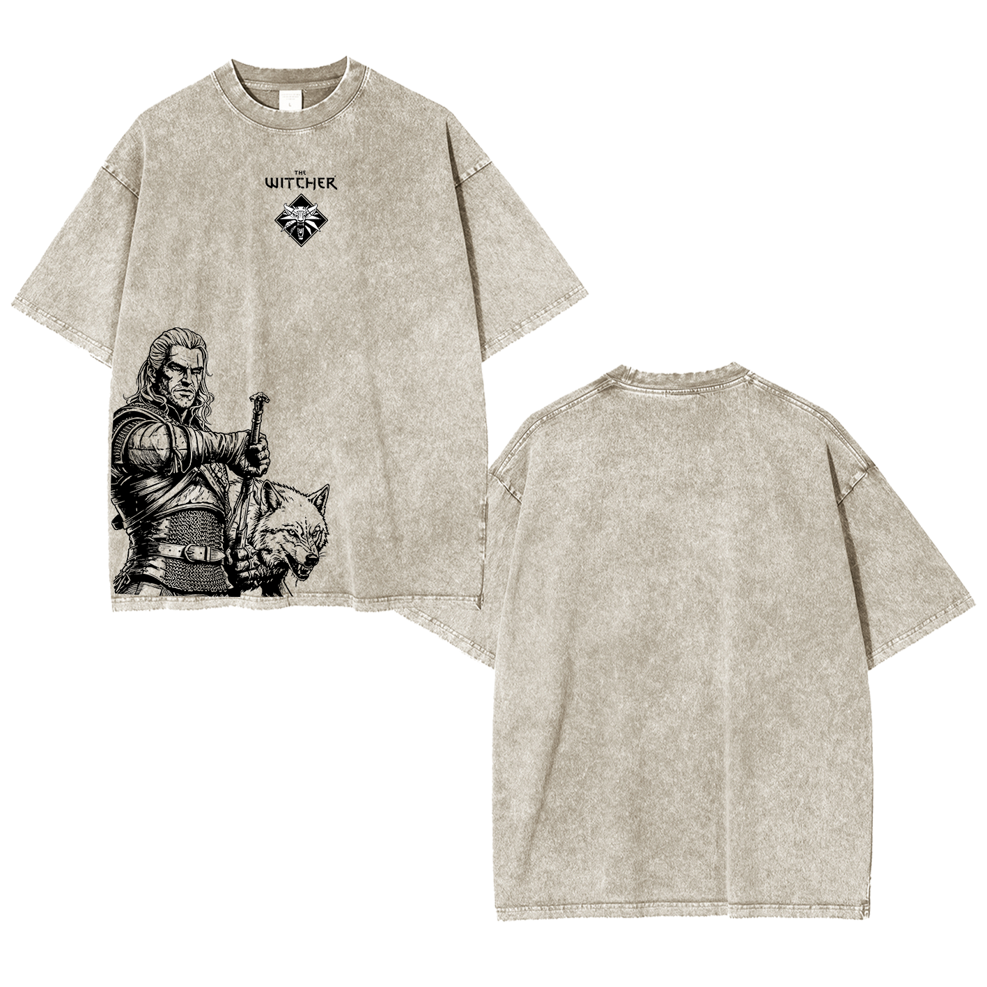 Bleach Ichigo Zangetsu Unisex  Washed T-Shirt