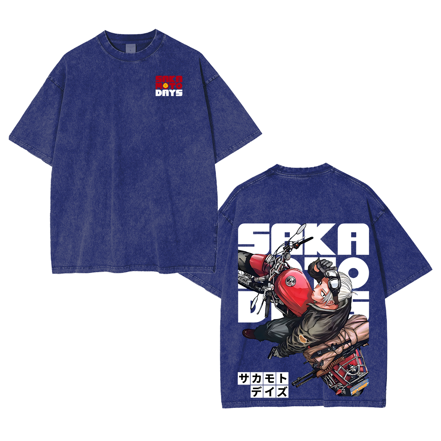 Sakamoto days anime Vintage Unisex  Washed T-Shirt