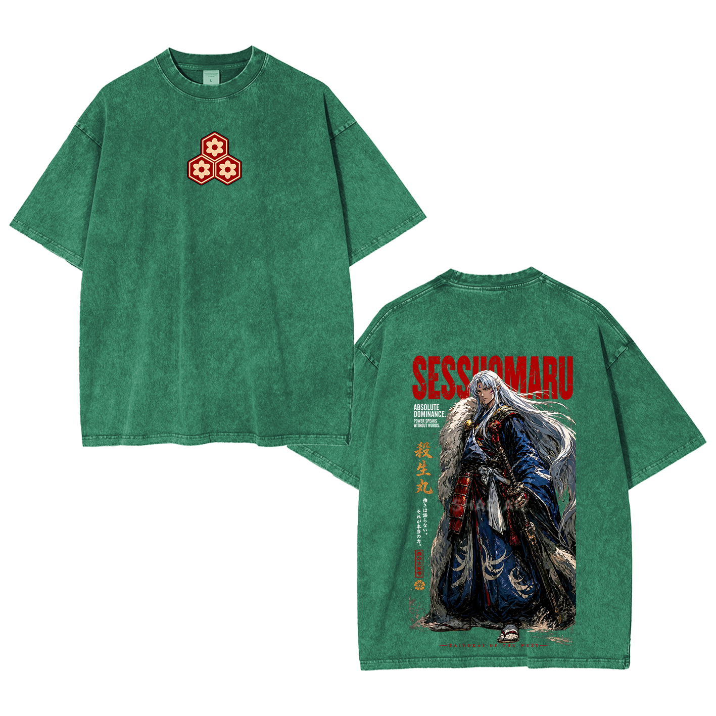 Inuyasha Sesshomaru Unisex Washed T-shirt/Crewneck/Hoodie