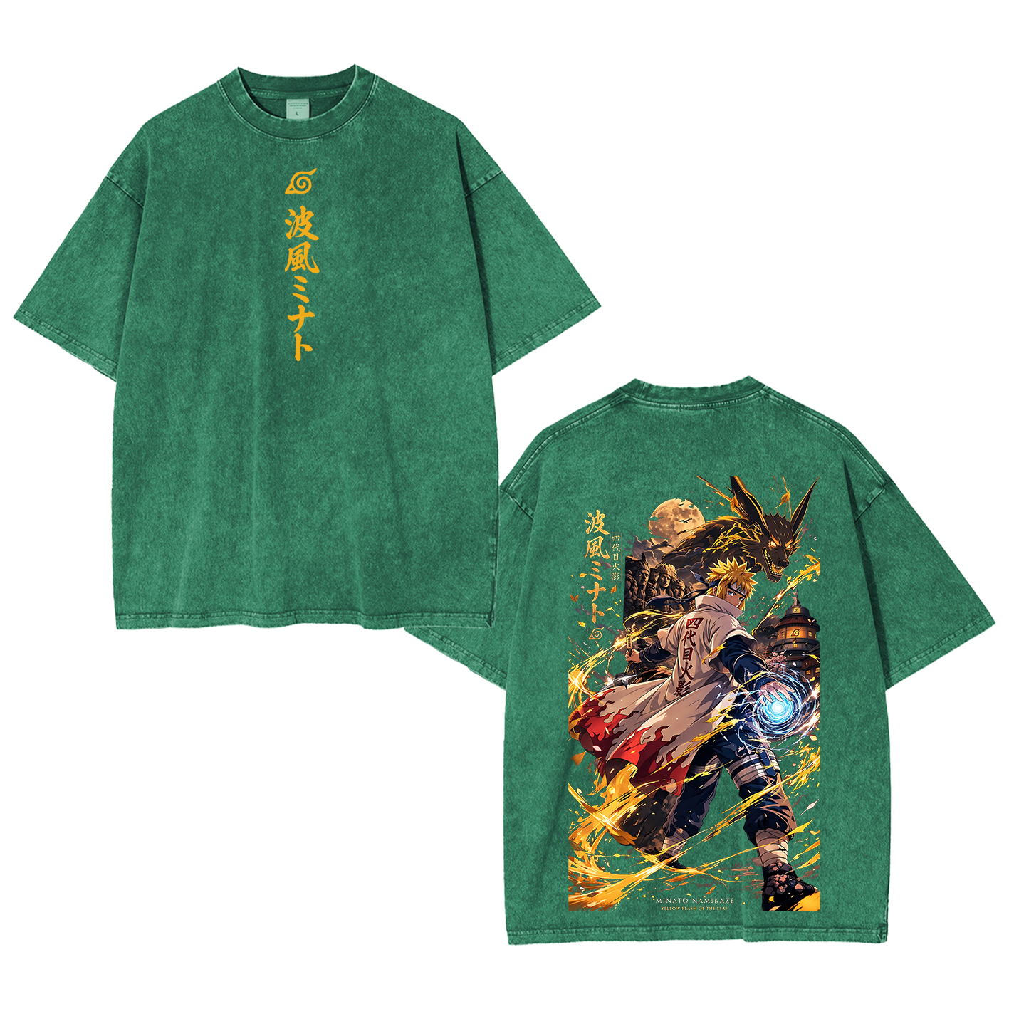 Minato Naruto Unisex  Washed T-Shirt