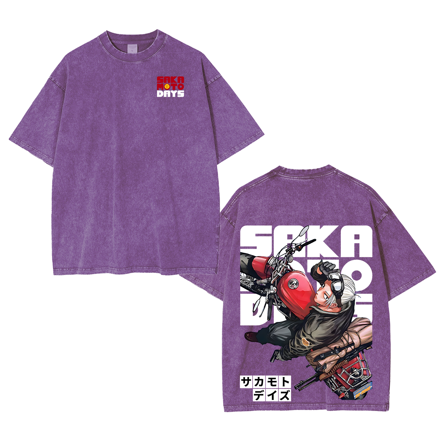 Sakamoto days anime Vintage Unisex  Washed T-Shirt