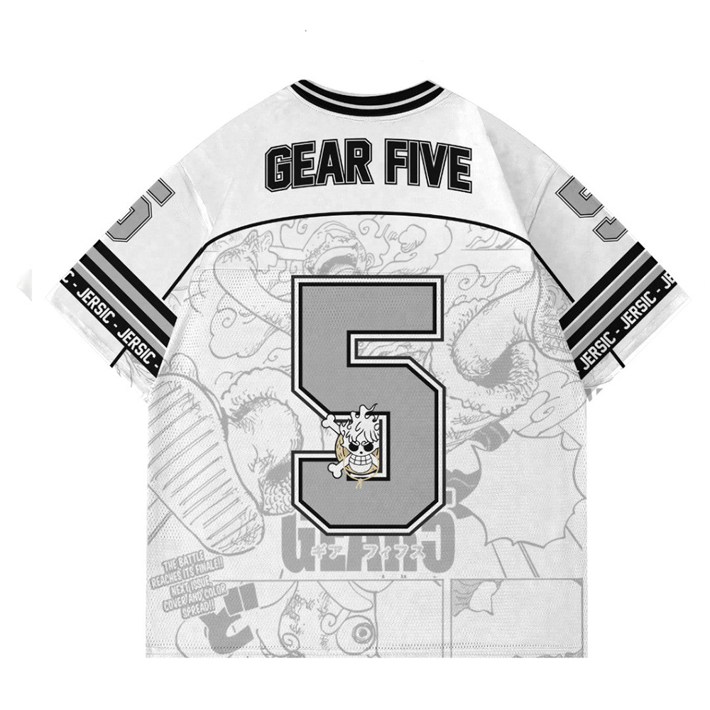 One Piece Luffy Gear5 Anime Football Jersey