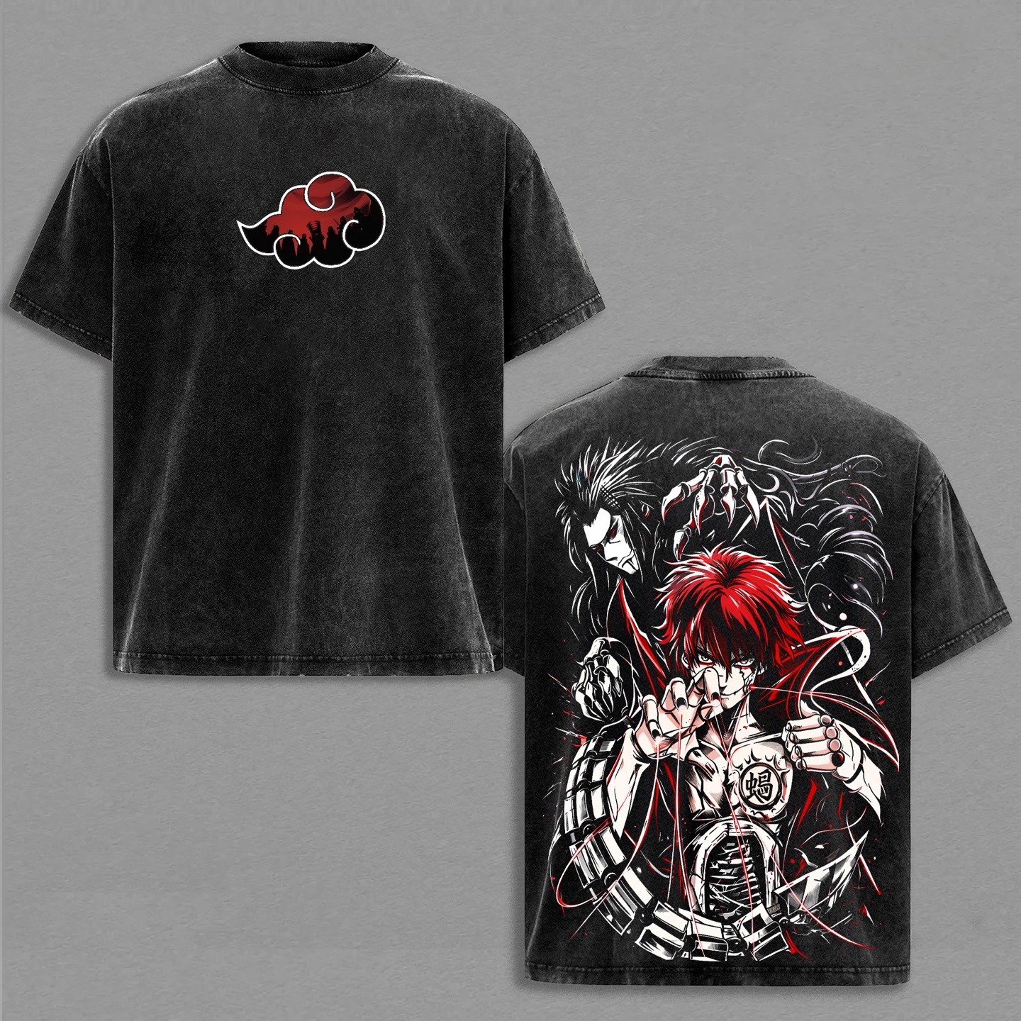 Naruto：Sasori  Third Kazekage Washed T-shirt
