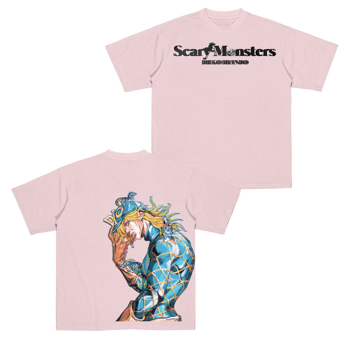 Scary Monsters Diego Brando,Jojo Anime Oversize Unisex Shirts/Crewneck/Hoodie