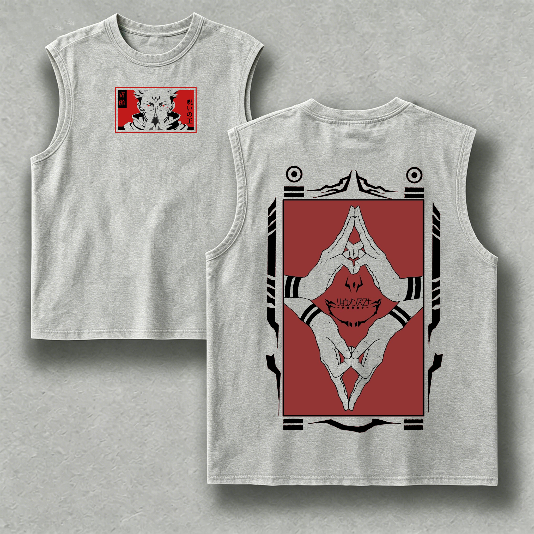 Sukuna Jujutsu Kaisen Anime Oversize Unisex Shirts/Crewneck/Hoodie/Tank Top