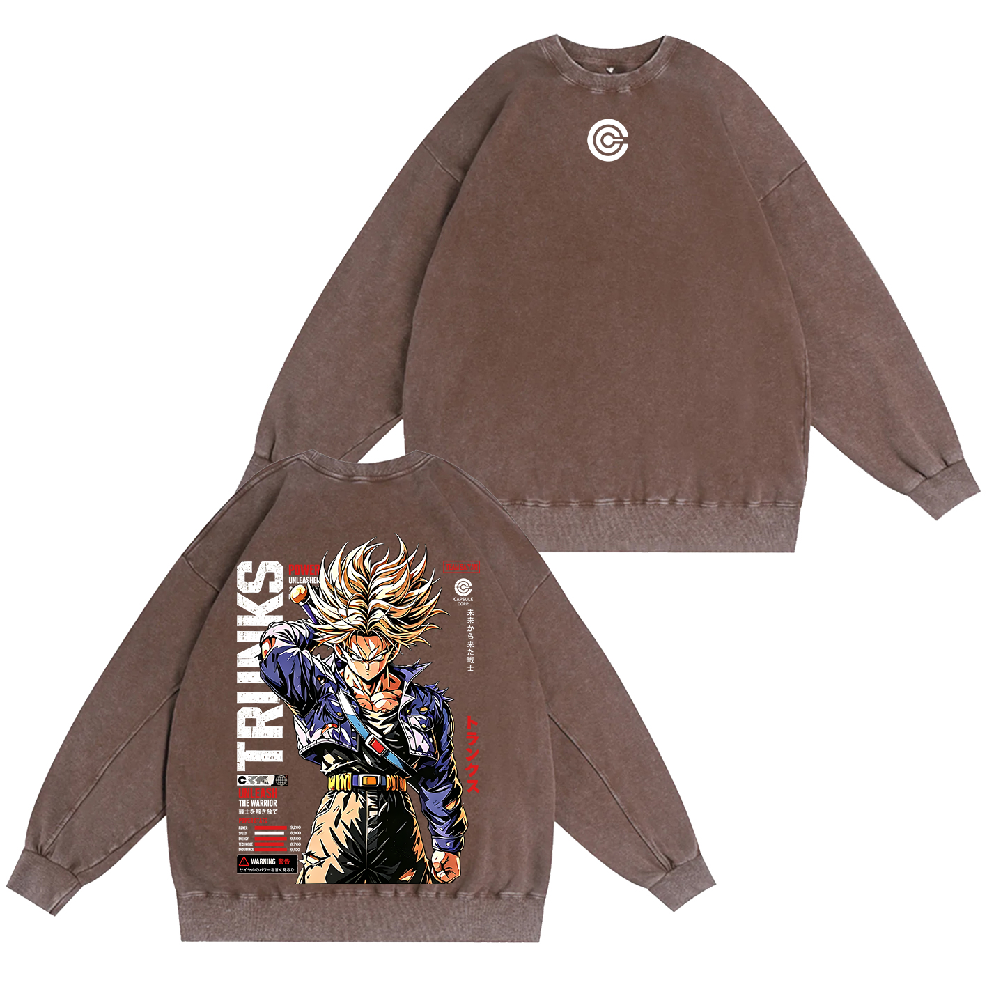 Future Trunks Vintage Unisex  Washed T-Shirt