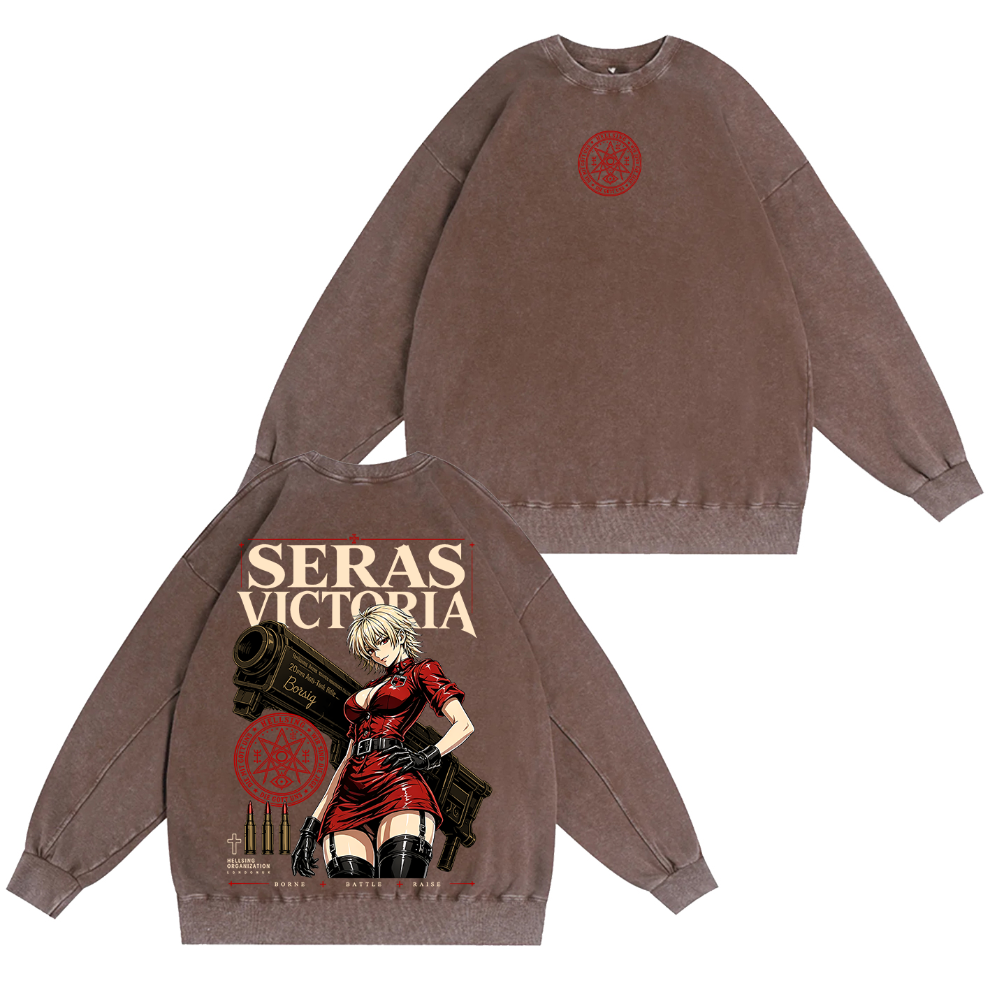 Seras Victoria Hellsing Unisex  Washed T-Shirt