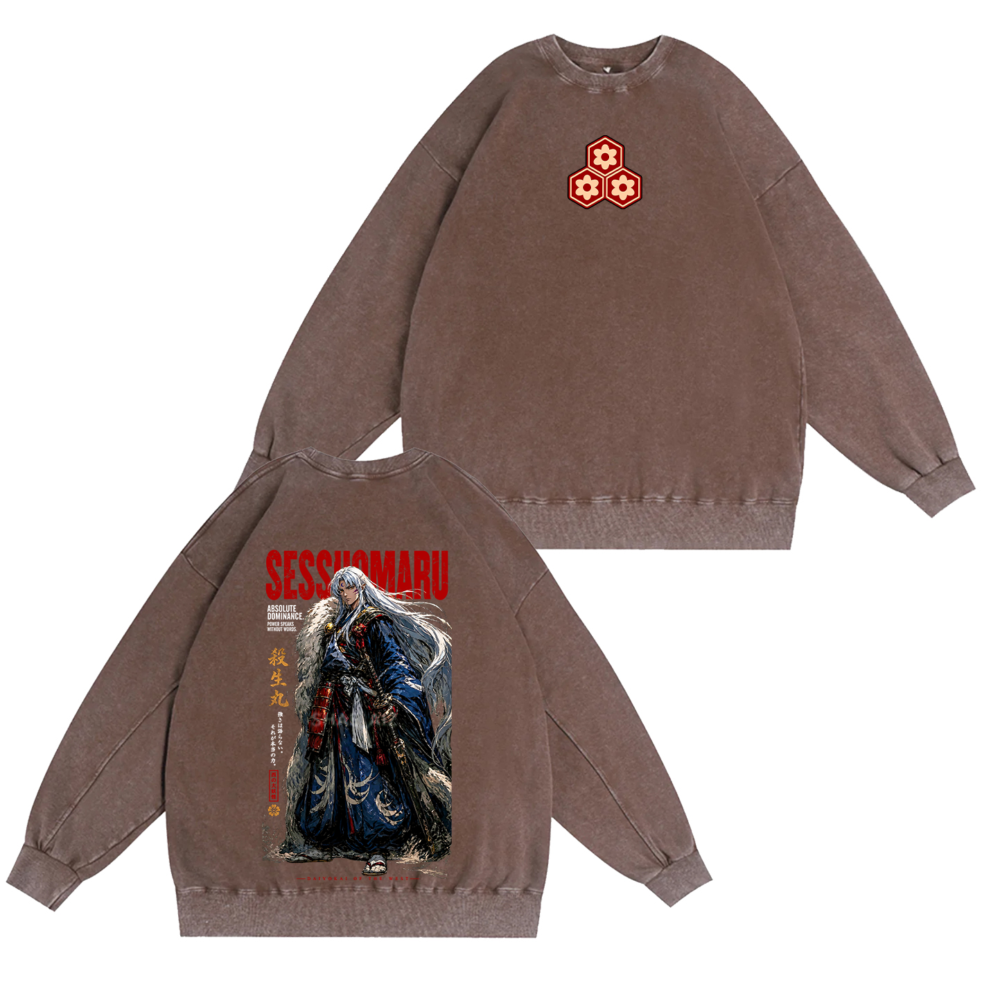 Inuyasha Sesshomaru Unisex Washed T-shirt/Crewneck/Hoodie